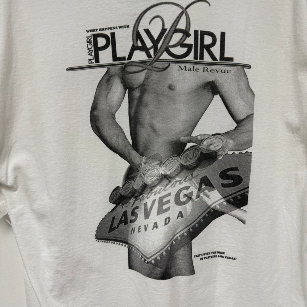 Vintage Playgirl Male Revue T-Shirt: XL