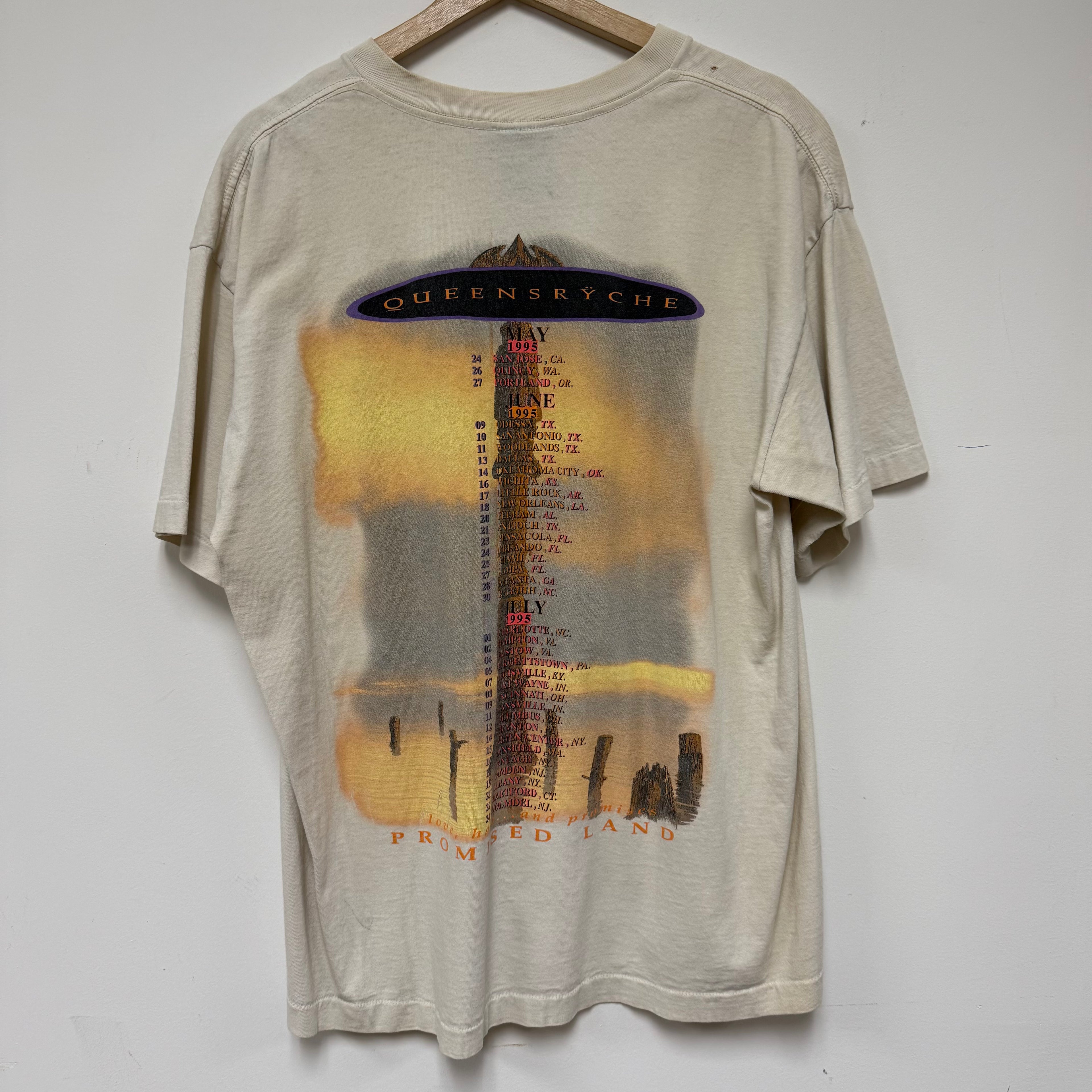 Vintage '95 Queensryche Tour T-Shirt: XL