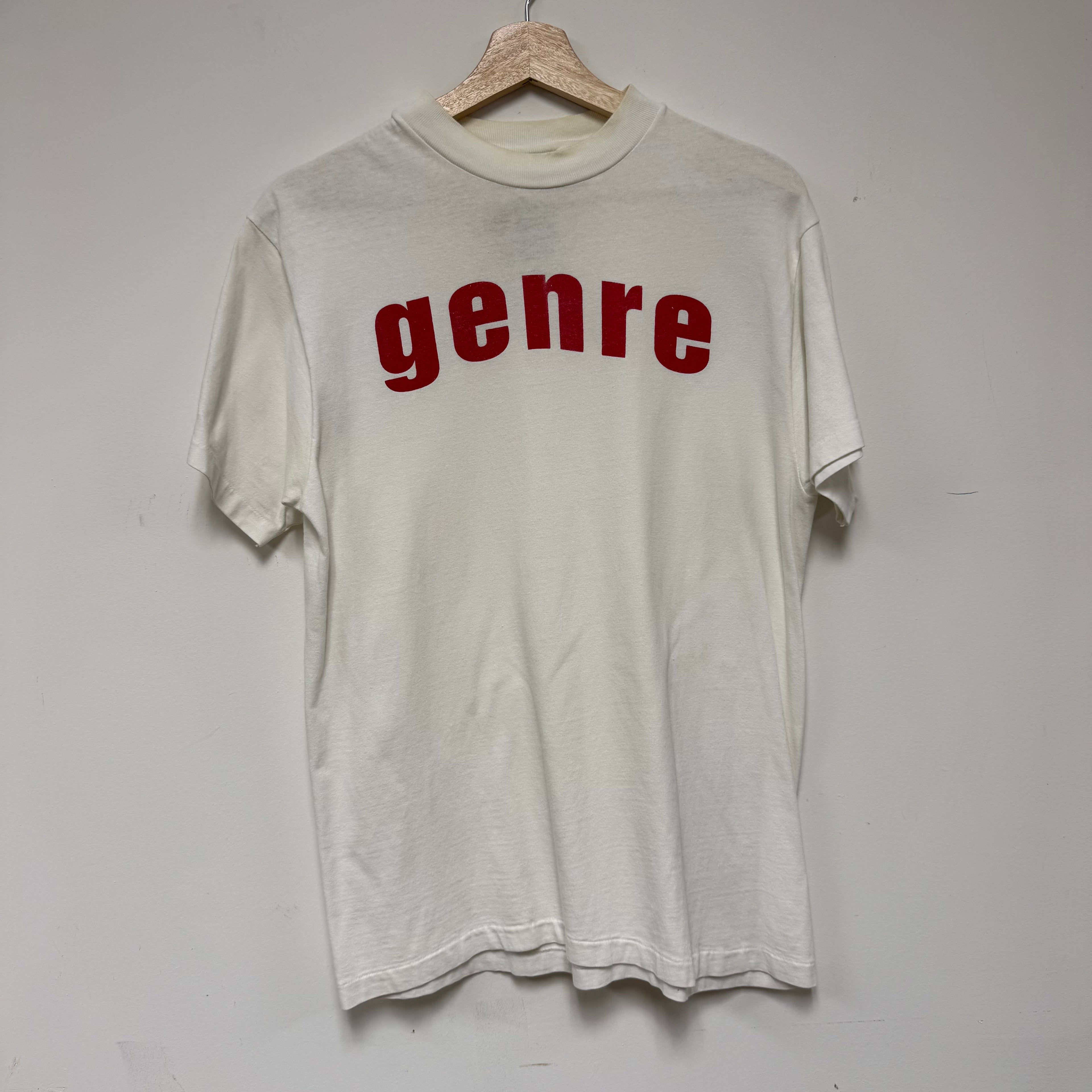 Vintage 'Genre' Gay Men's Magazine T-Shirt: M