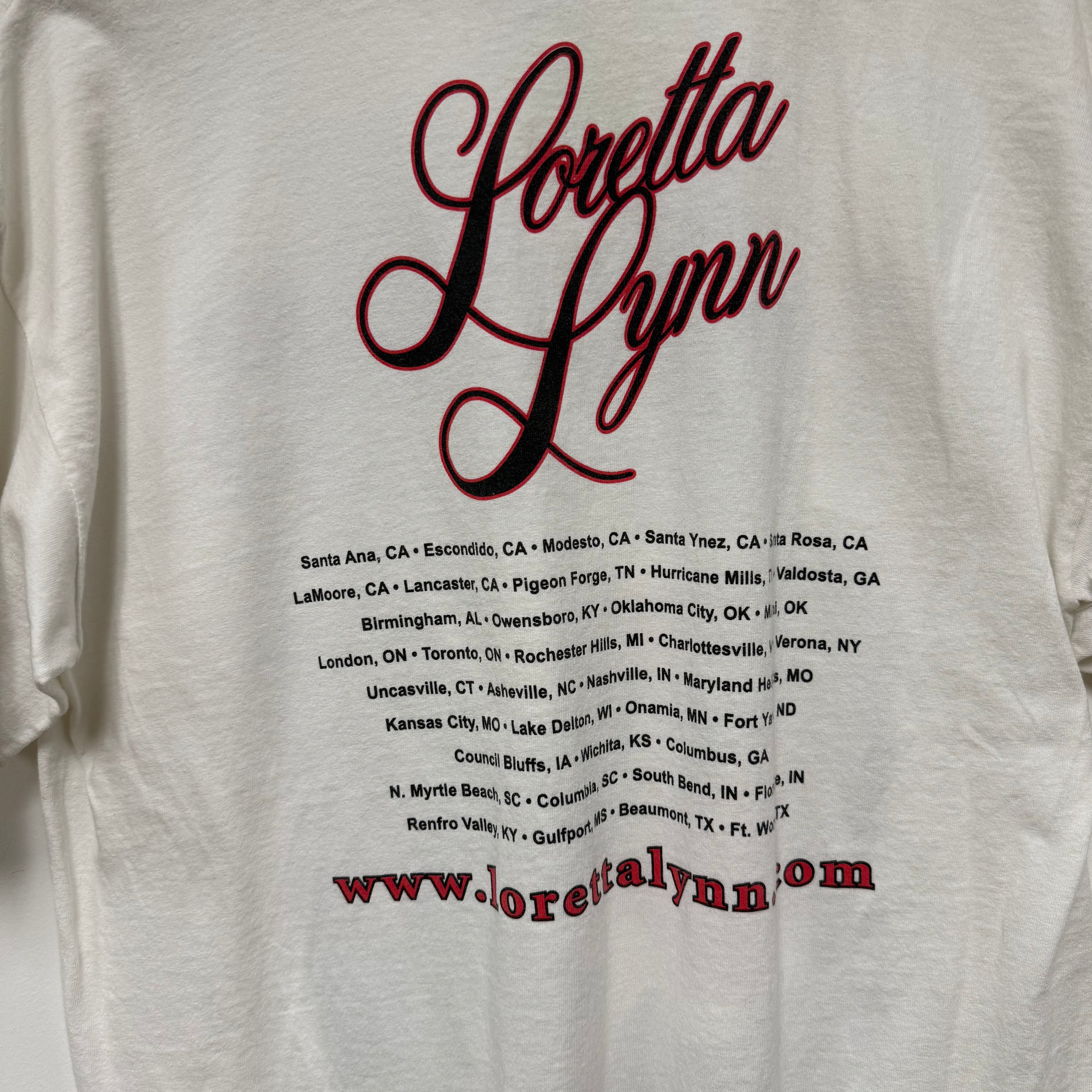 Vintage Loretta Lynn Tour T-Shirt: L
