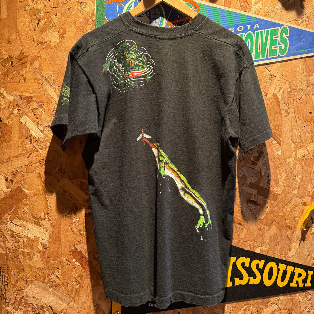 Vintage Frog Natural Graphic T-Shirt: L