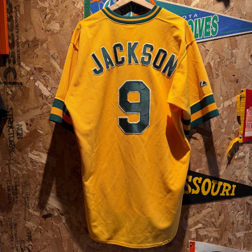 Vintage Cooperstown Collection Oakland A's Jackson 9 Jersey: XL