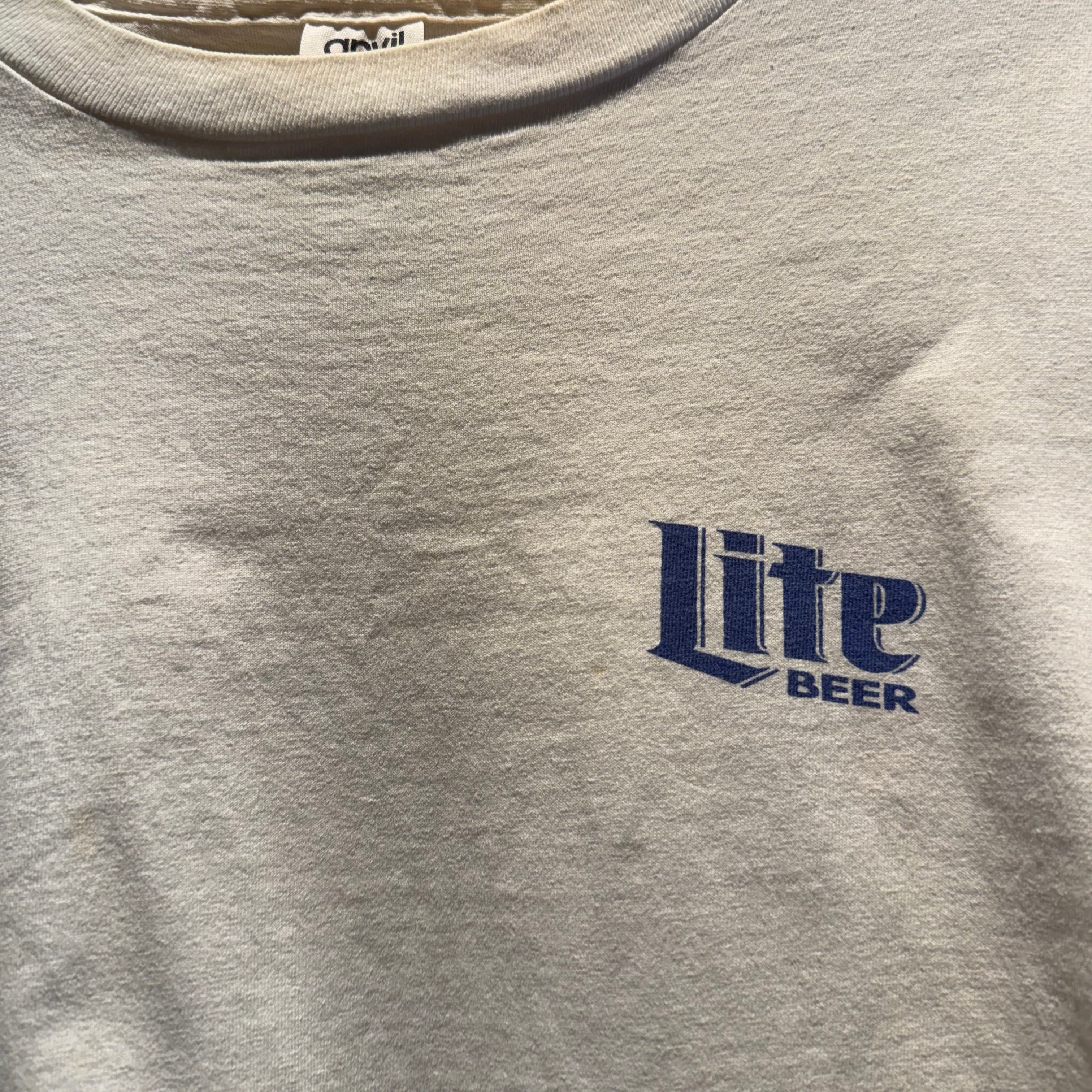 Vintage Miller Lite Beer Golf Graphic T-Shirt: XL