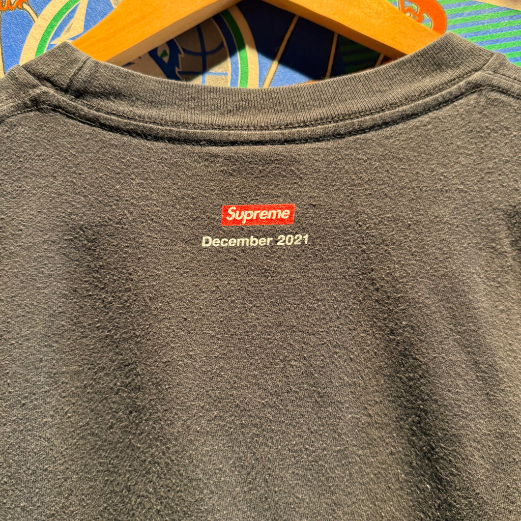 2021 Supreme Graphic Christmas T-Shirt: M