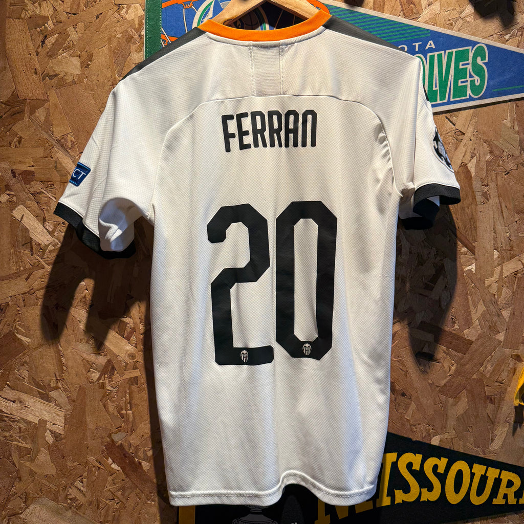 Vintage Puma Valencia Cf Soccer Champions Leagues Ferran Jersey: M