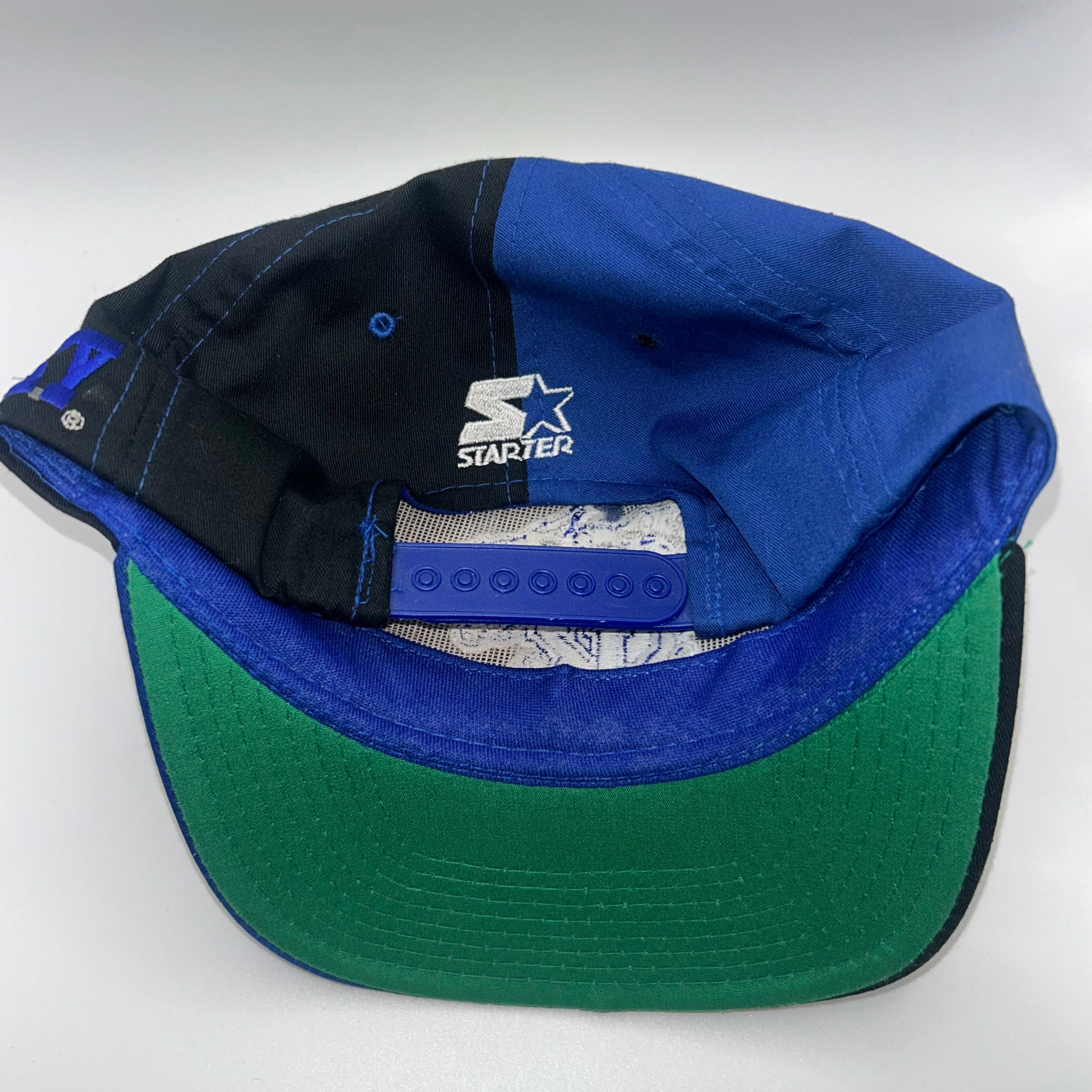 Vintage Starter University of Kentucky UK Wildcats Split Black/Blue Snapback Hat