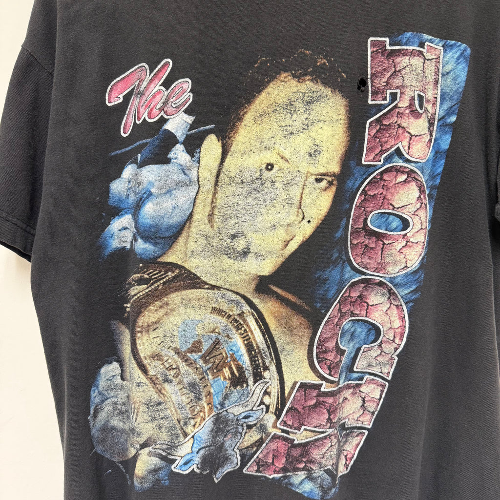 Vintage 1990s WWE WWF The Rock T-Shirt: M