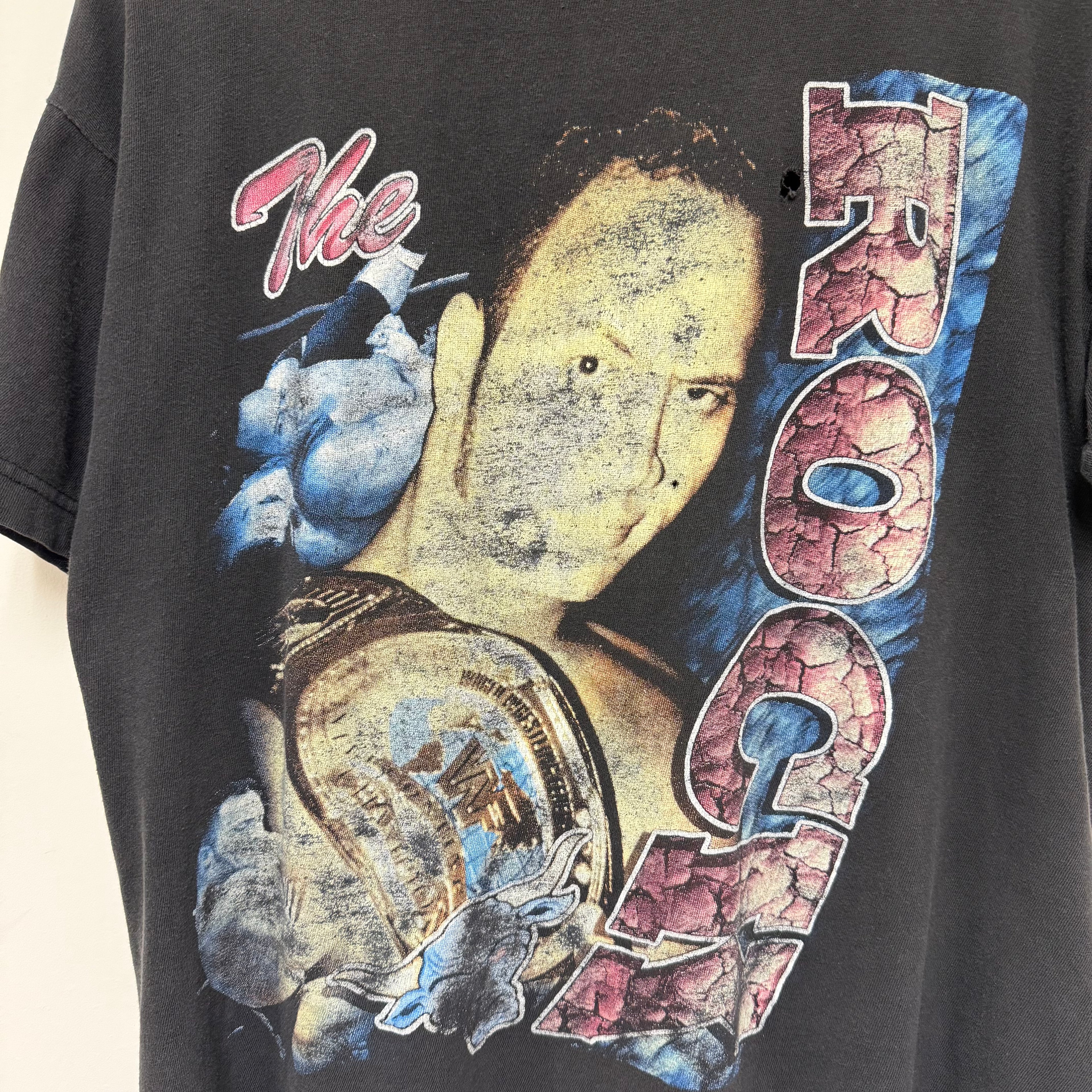 Vintage 1990s WWE WWF The Rock T-Shirt: M