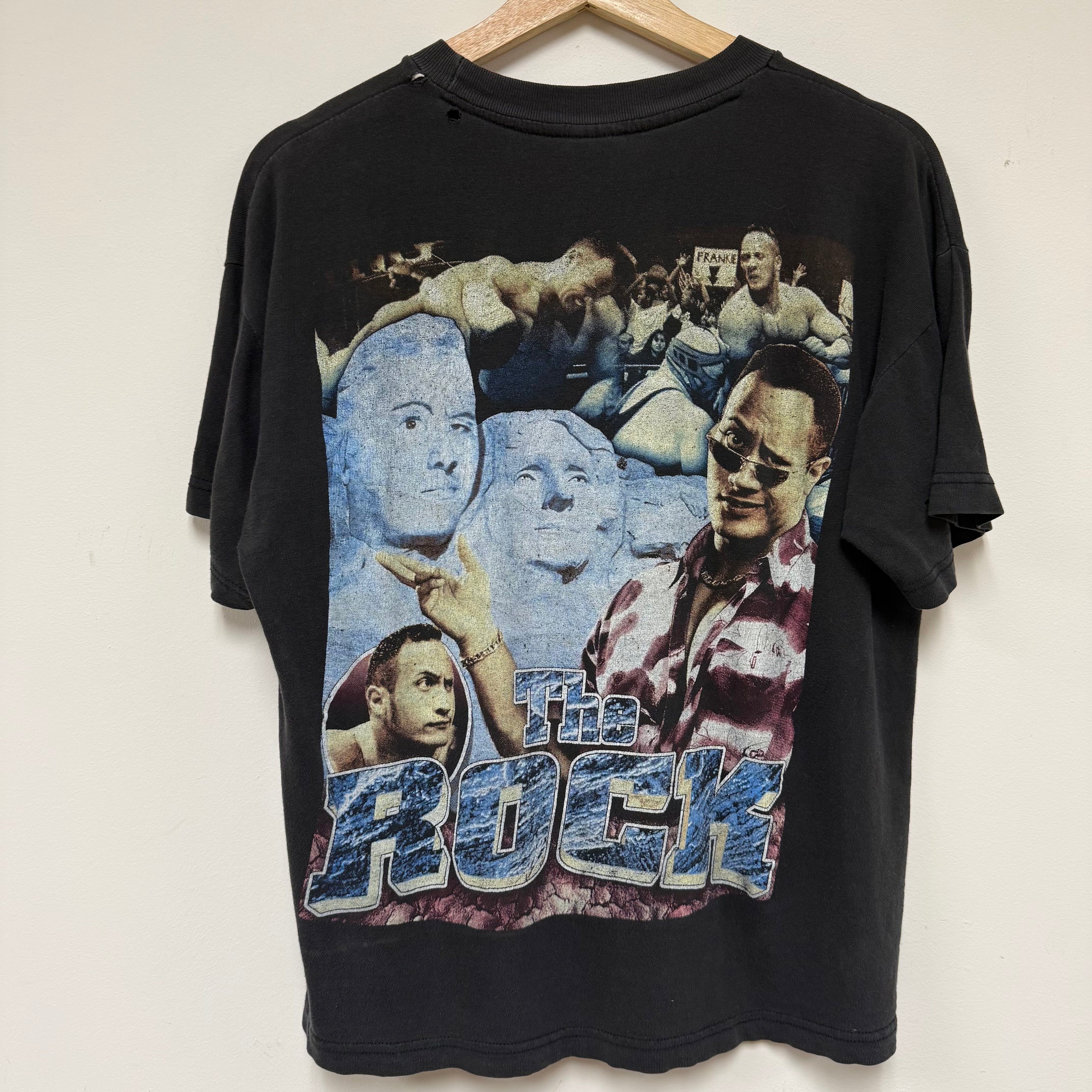 Vintage 1990s WWE WWF The Rock T-Shirt: M