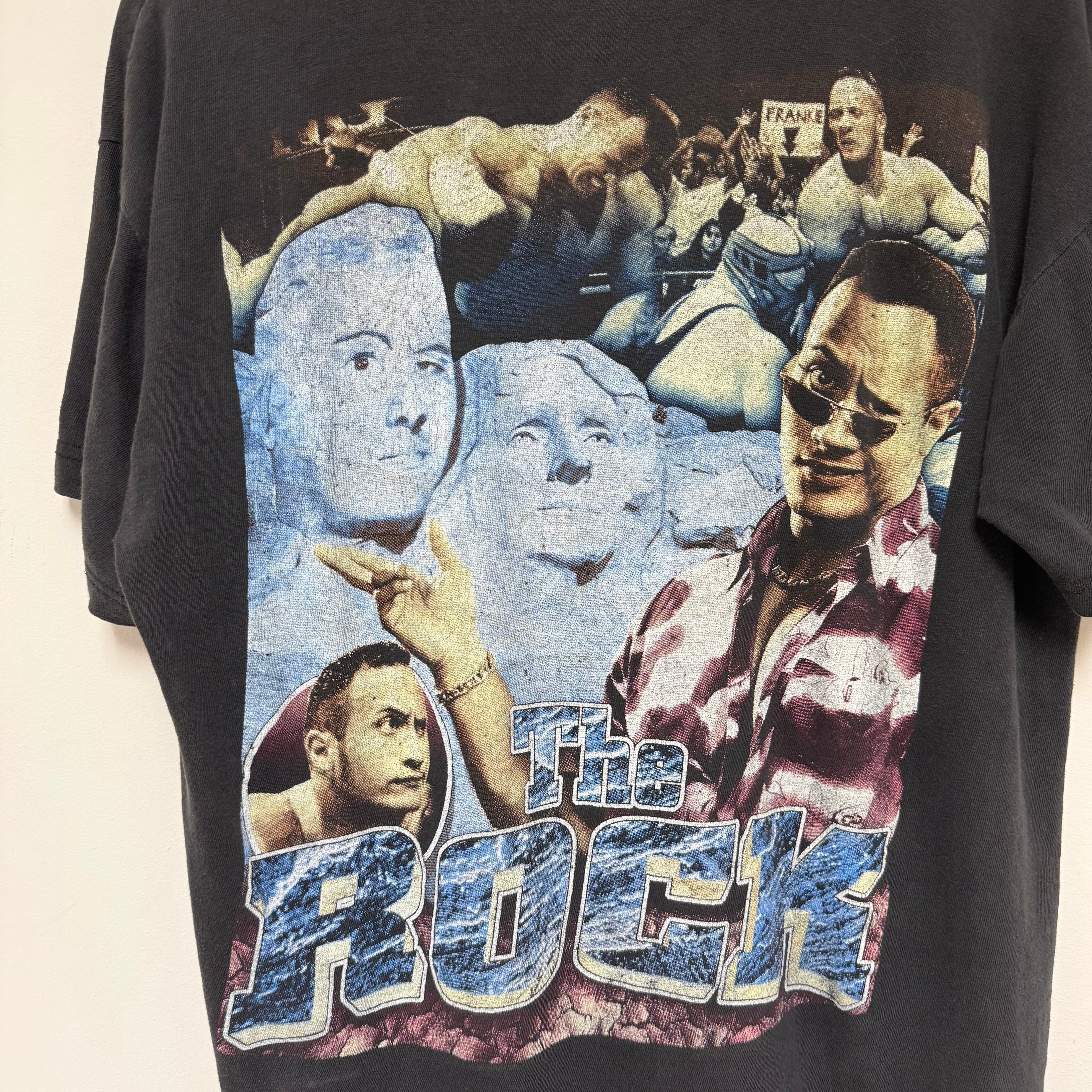 Vintage 1990s WWE WWF The Rock T-Shirt: M