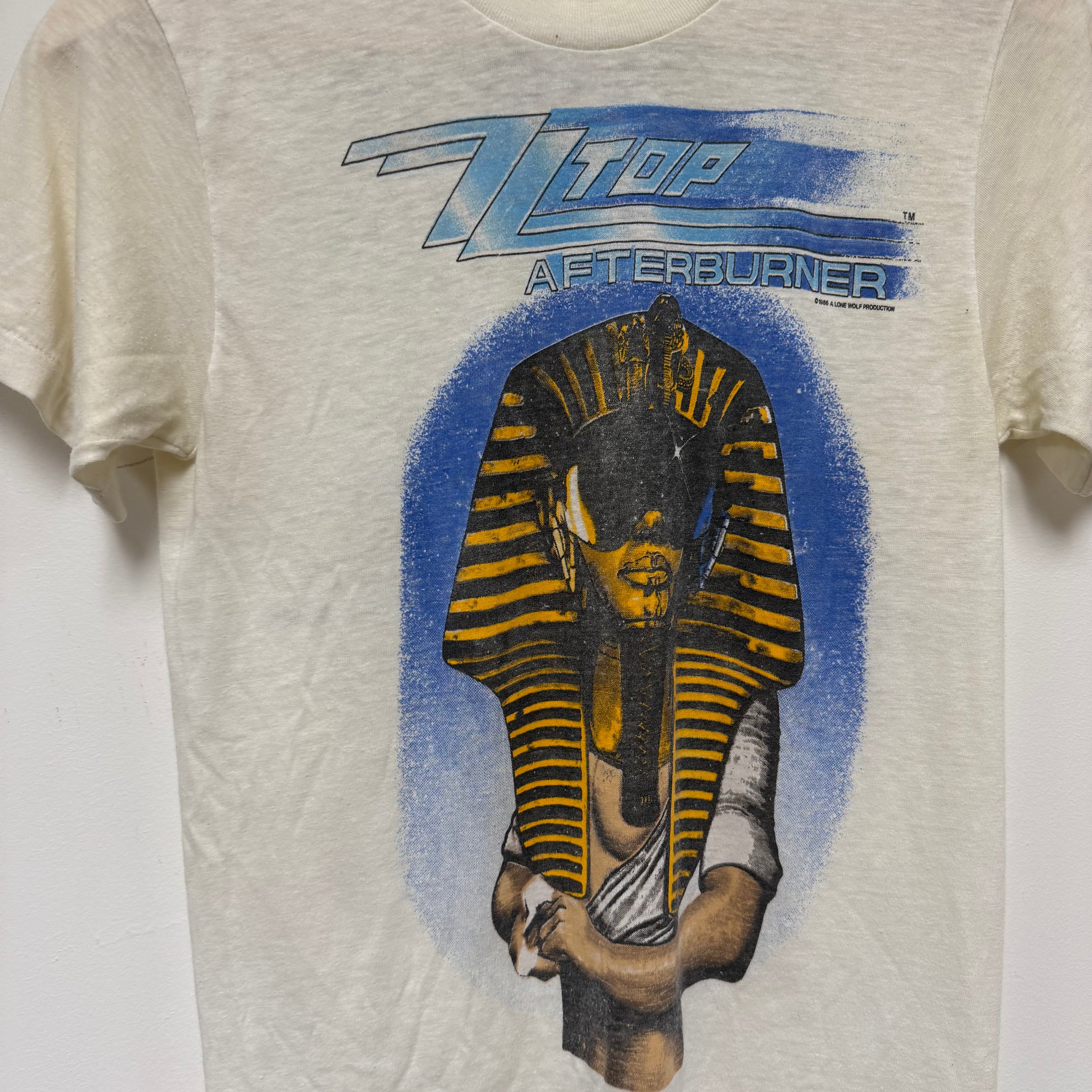 Vintage 1988 ZZ Top Afterburner Tour T-Shirt: M