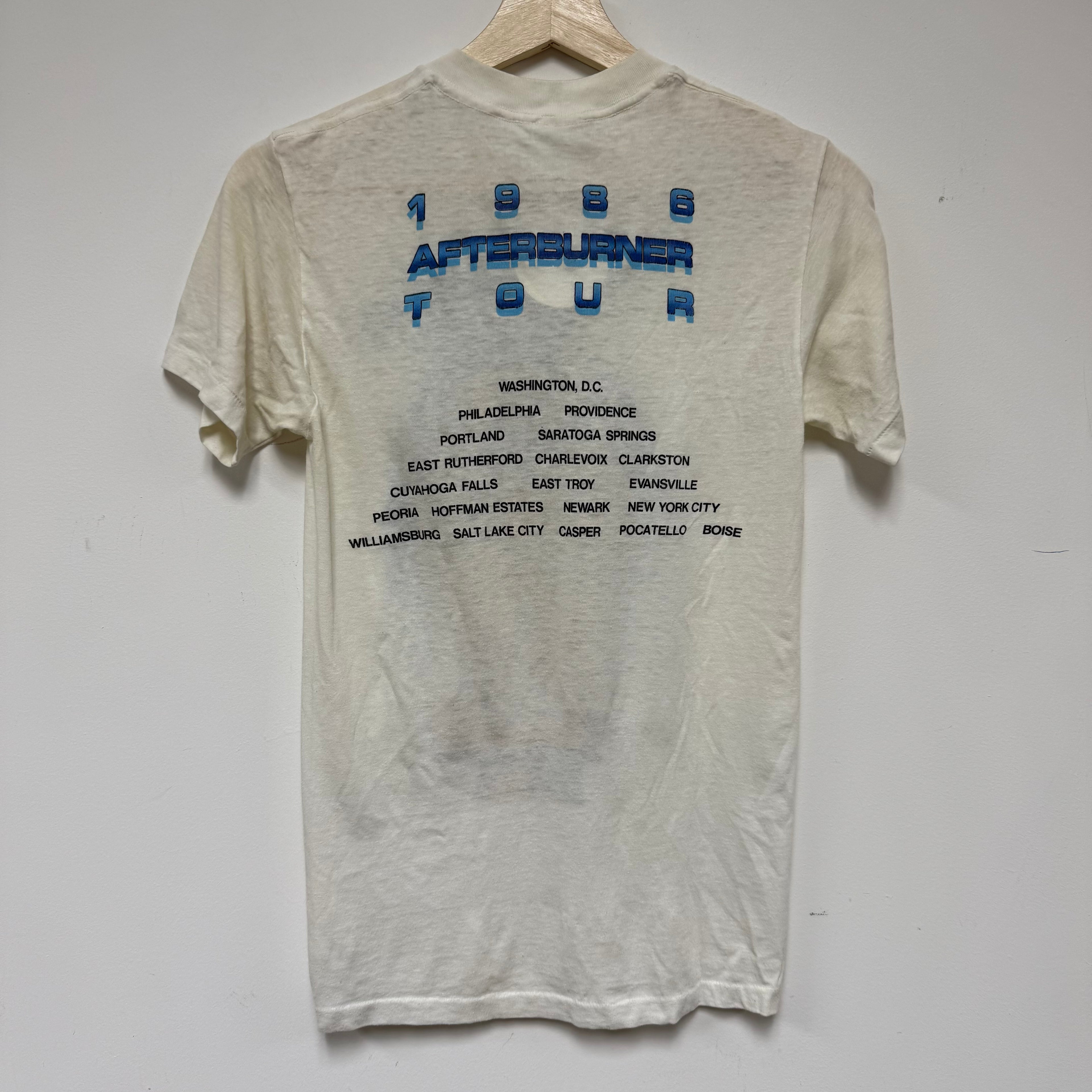 Vintage 1988 ZZ Top Afterburner Tour T-Shirt: M