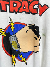 Load image into Gallery viewer, Vintage Dick Tracy Disney Wristwatch Comic Strip White T-Shirt: Large
