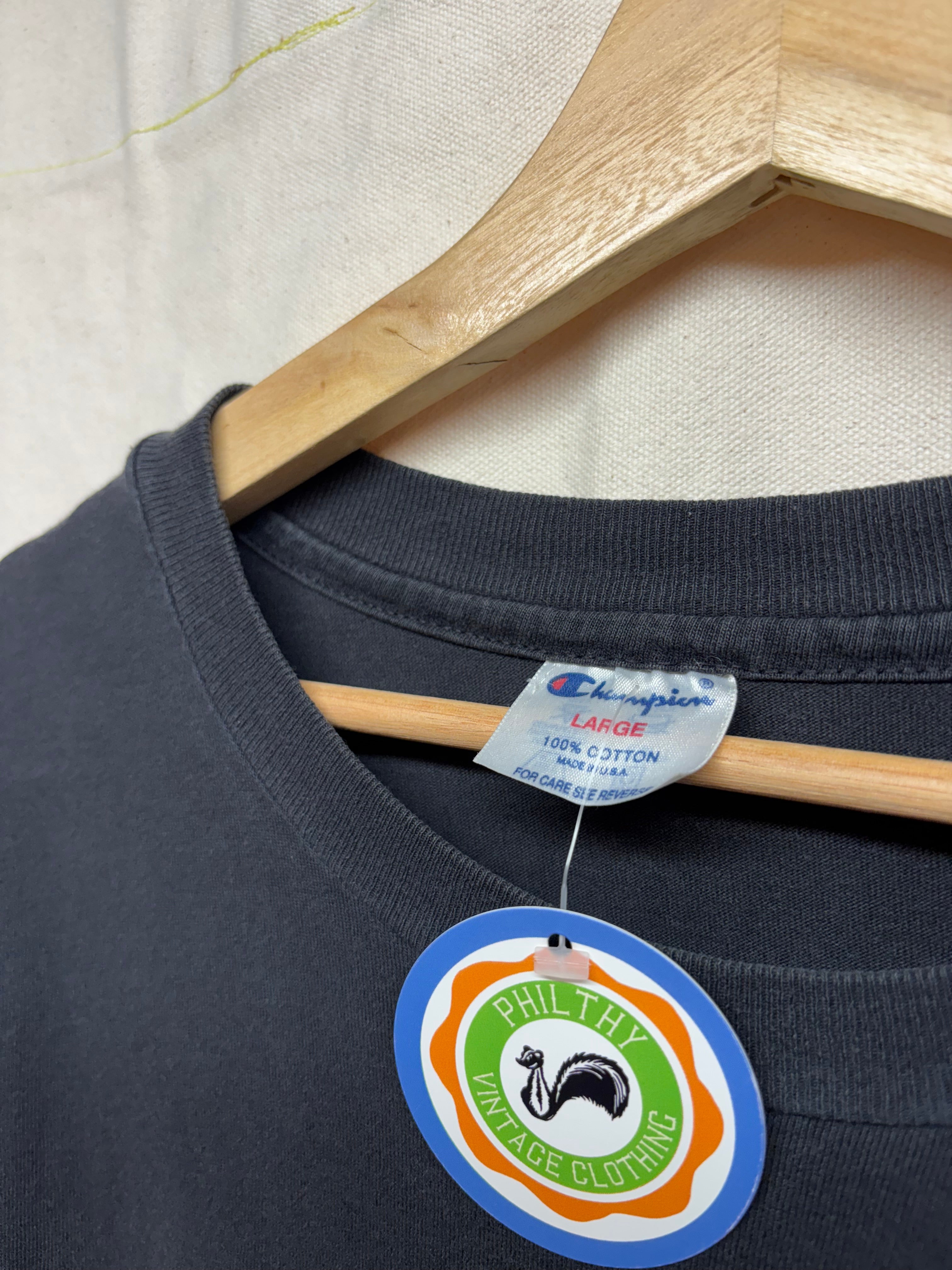 Vtg Champion Promo Advertising T-Shirt: L