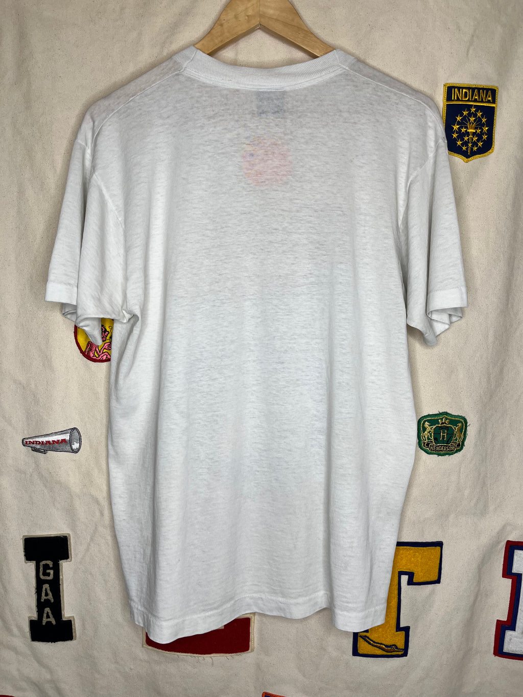 Vintage Dick Tracy Disney Wristwatch Comic Strip White T-Shirt: Large