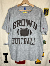 Load image into Gallery viewer, Vintage Brown University Football Grey Champion T-Shirt: XL
