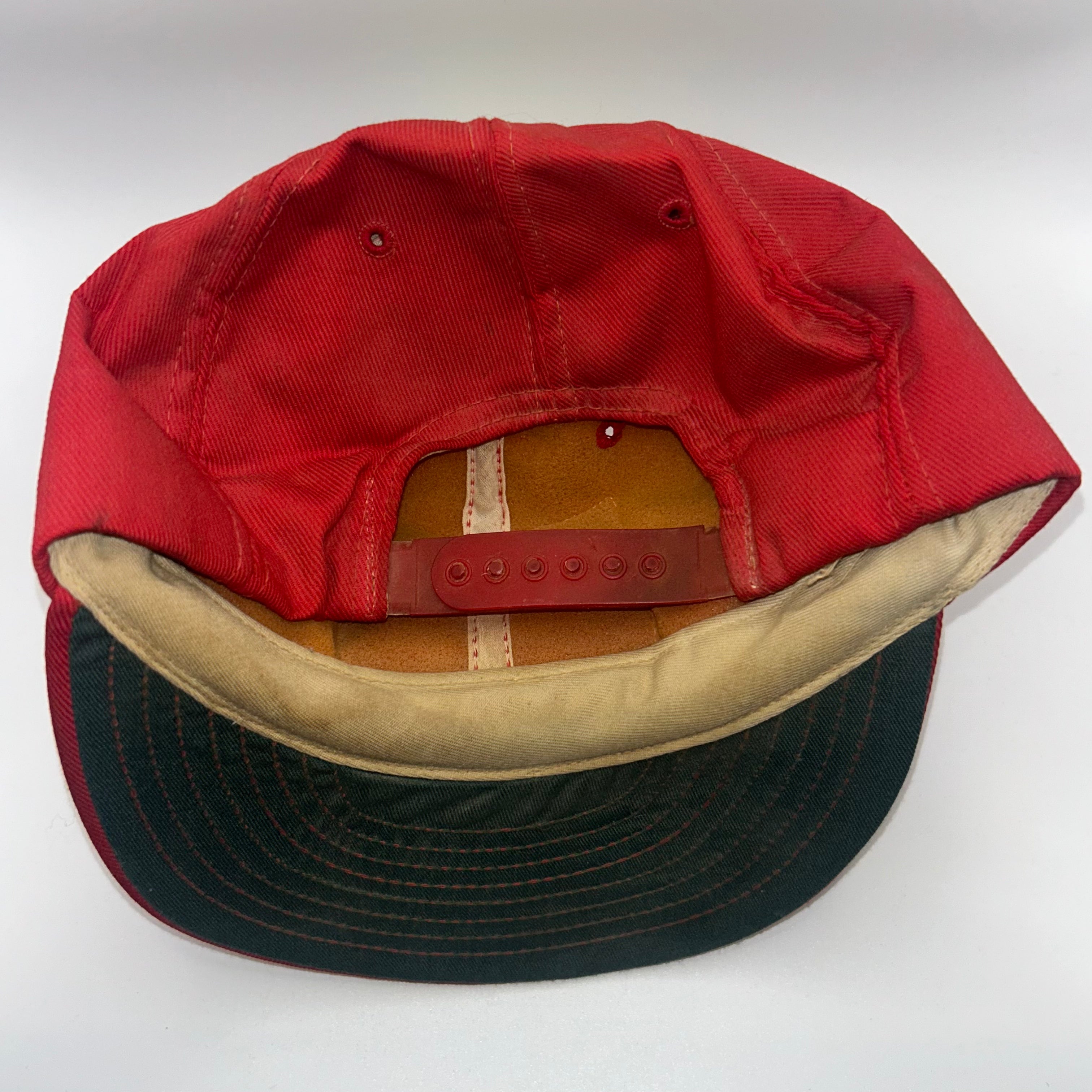 Vintage Red Fox Chewing Tobacco Patch Trucker Snapback Hat