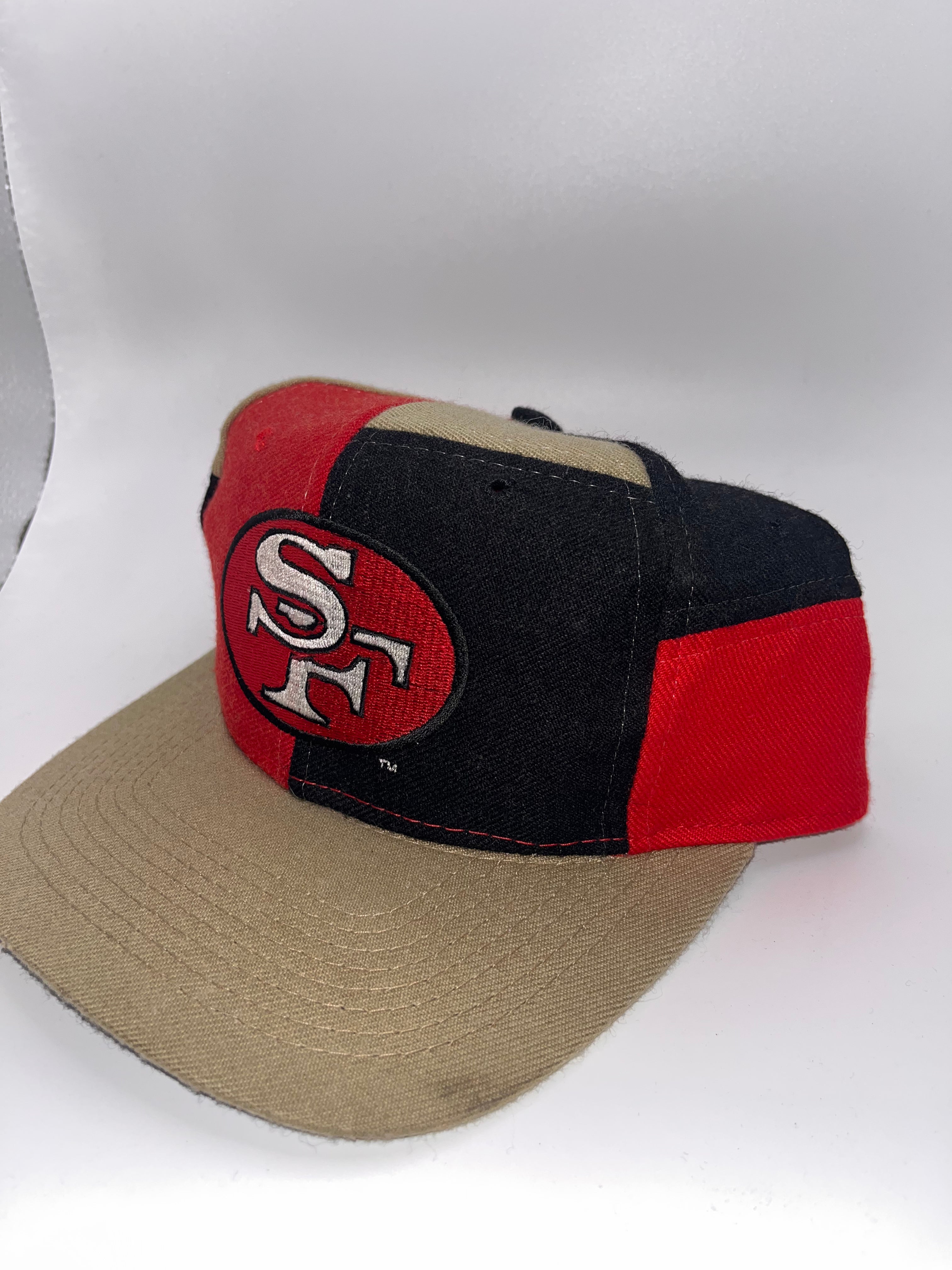 Vintage San Francisco 49ers NFL Patchwork Drew Pearson Snapback Hat