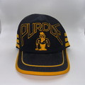 Vintage Purdue Pete University Boilermakers 3 Stripe Trucker Snapback Hat