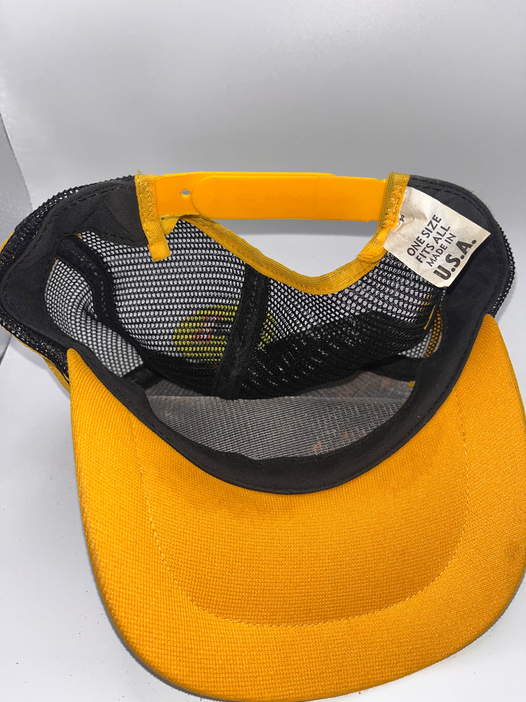 Vintage Purdue Pete University Boilermakers 3 Stripe Trucker Snapback Hat