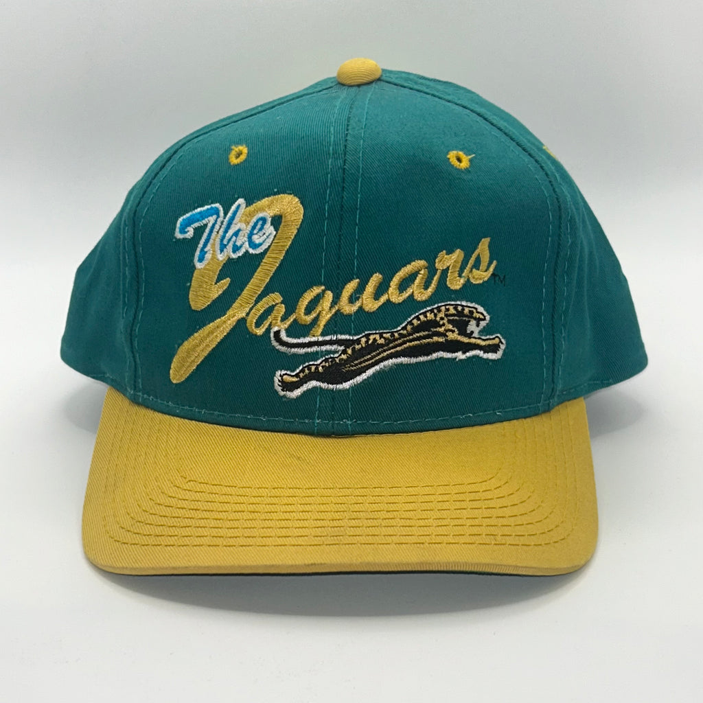 Vintage Jacksonville Jaguars NFL Drew Pearson 90's Snapback Hat