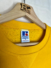 Load image into Gallery viewer, Vintage Jasper High School Indiana Russell USA Yellow Crewneck Sweatshirt: Medium
