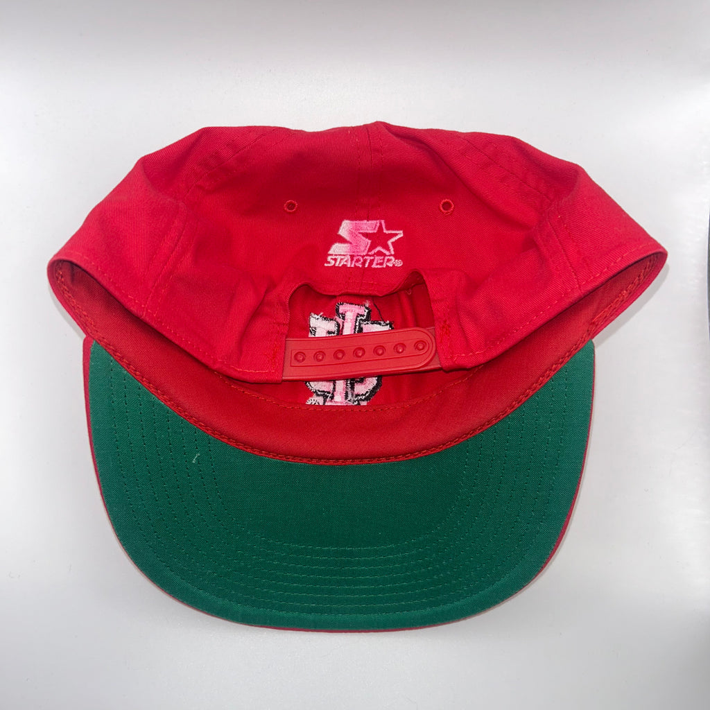 Vintage Indiana University IU Hoosiers Starter Snapback Nylon Hat