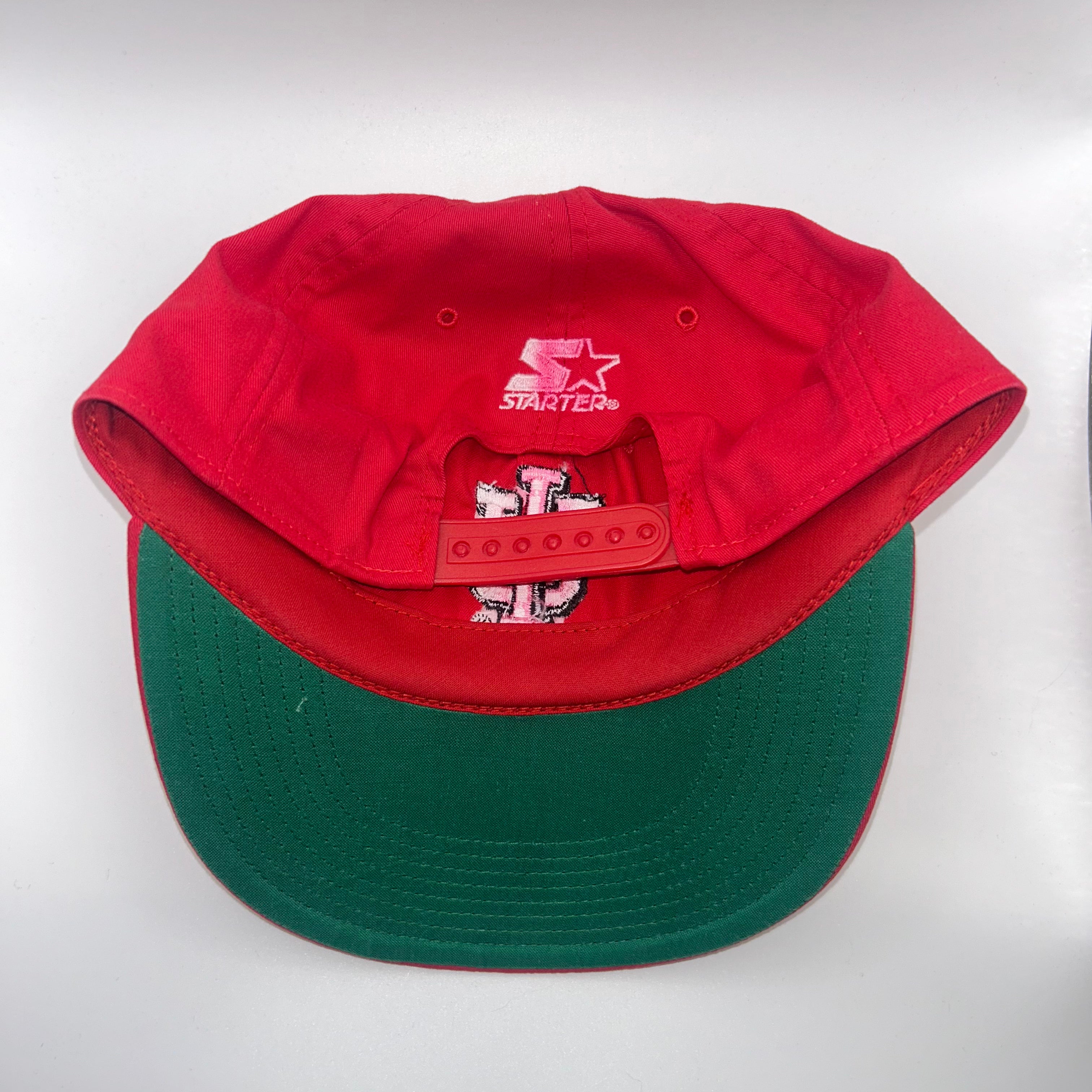 Vintage Indiana University IU Hoosiers Starter Snapback Nylon Hat