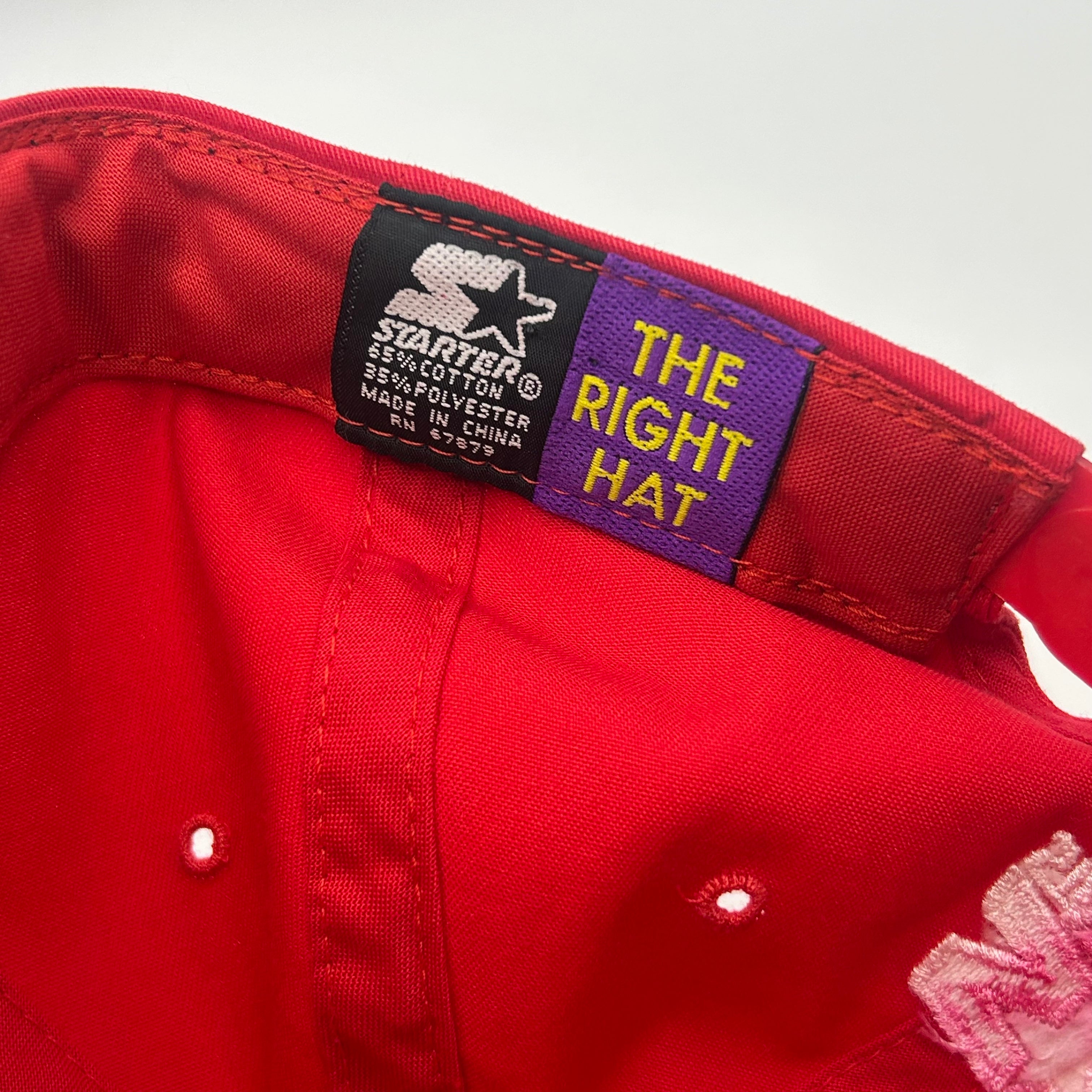 Vintage Indiana University IU Hoosiers Starter Snapback Nylon Hat