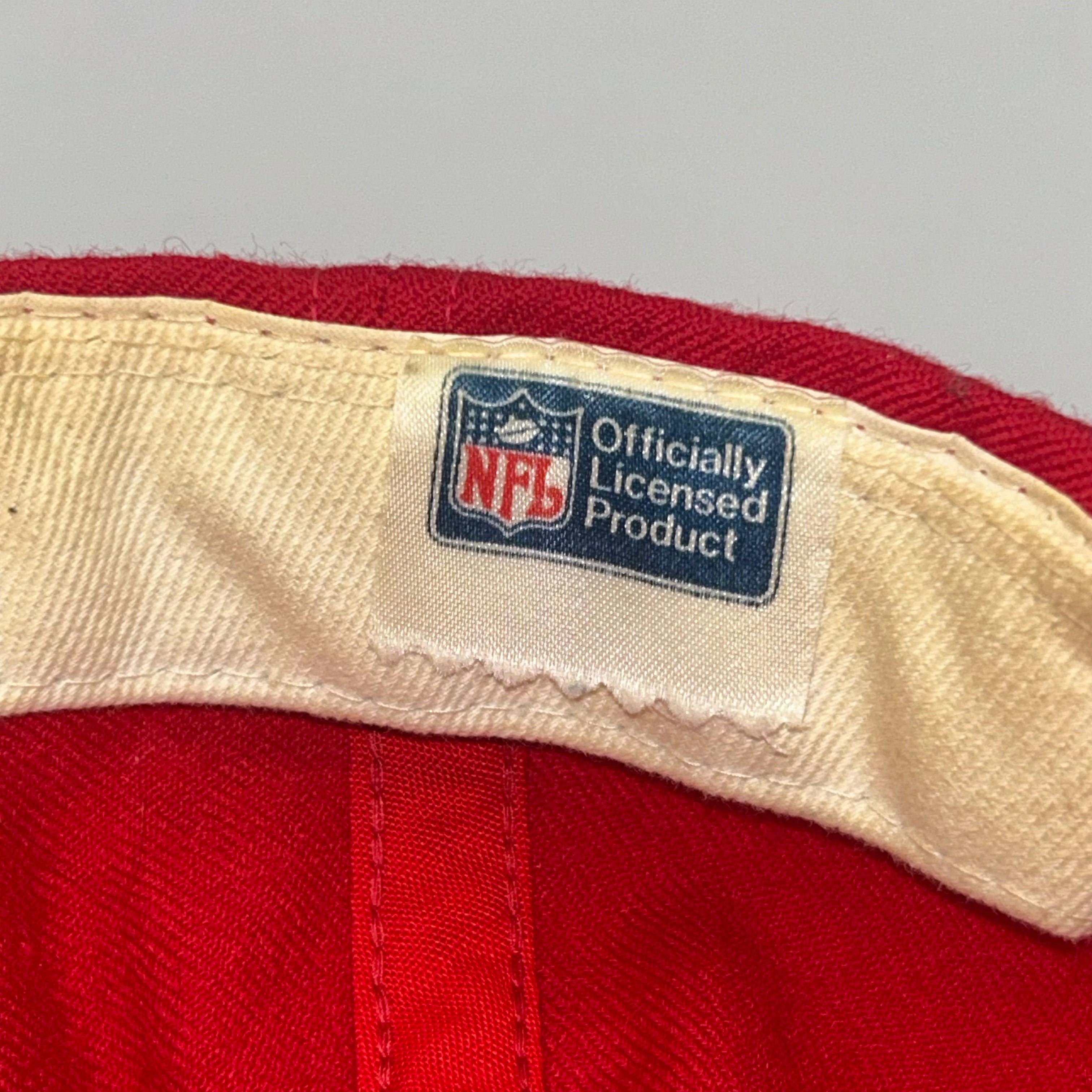 Vintage New England Patriots NFL Sports Specialties Wool Script Red Hat