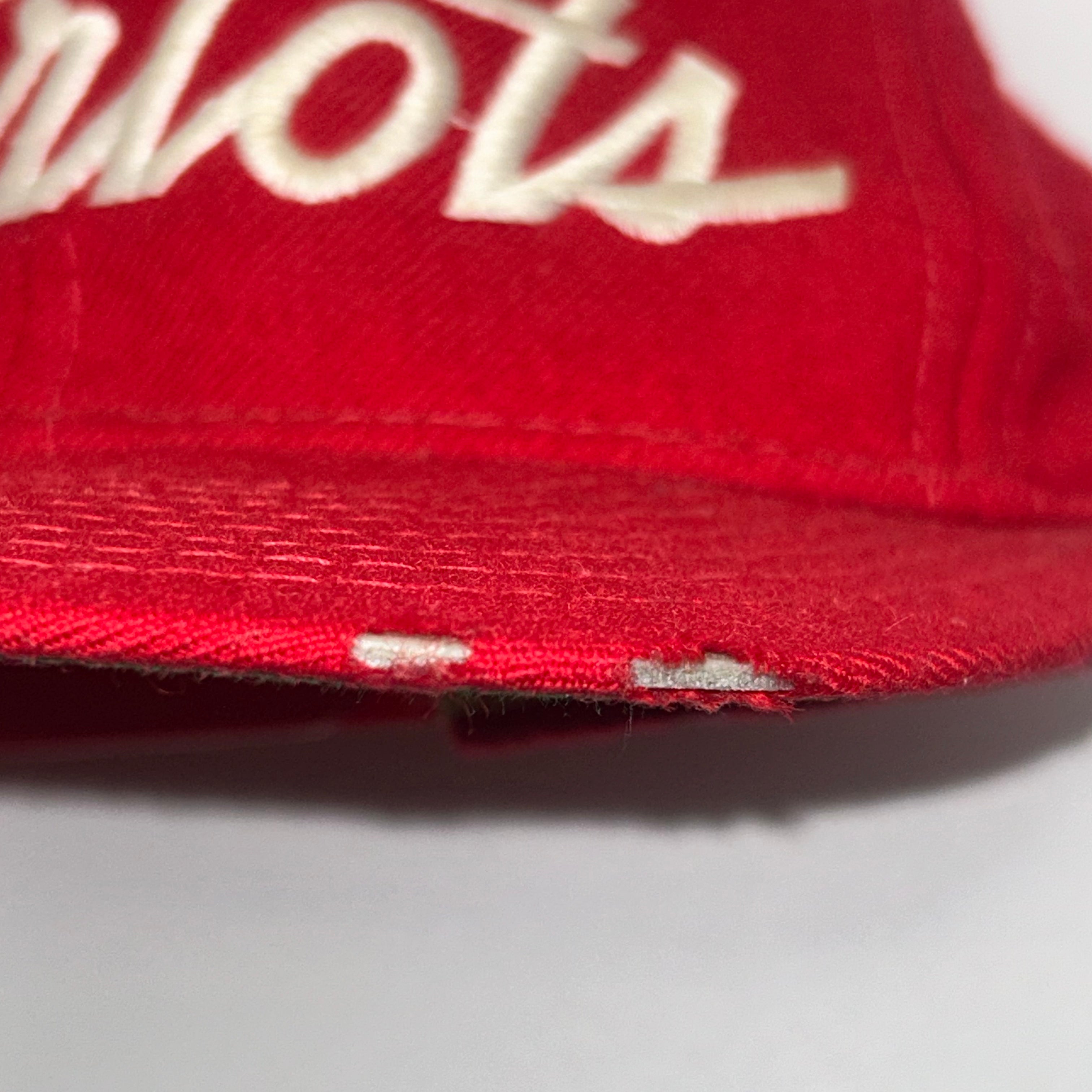 Vintage New England Patriots NFL Sports Specialties Wool Script Red Hat