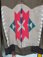 Load image into Gallery viewer, Vintage Pioneer Wear Western Aztec USA Jacket: Medium
