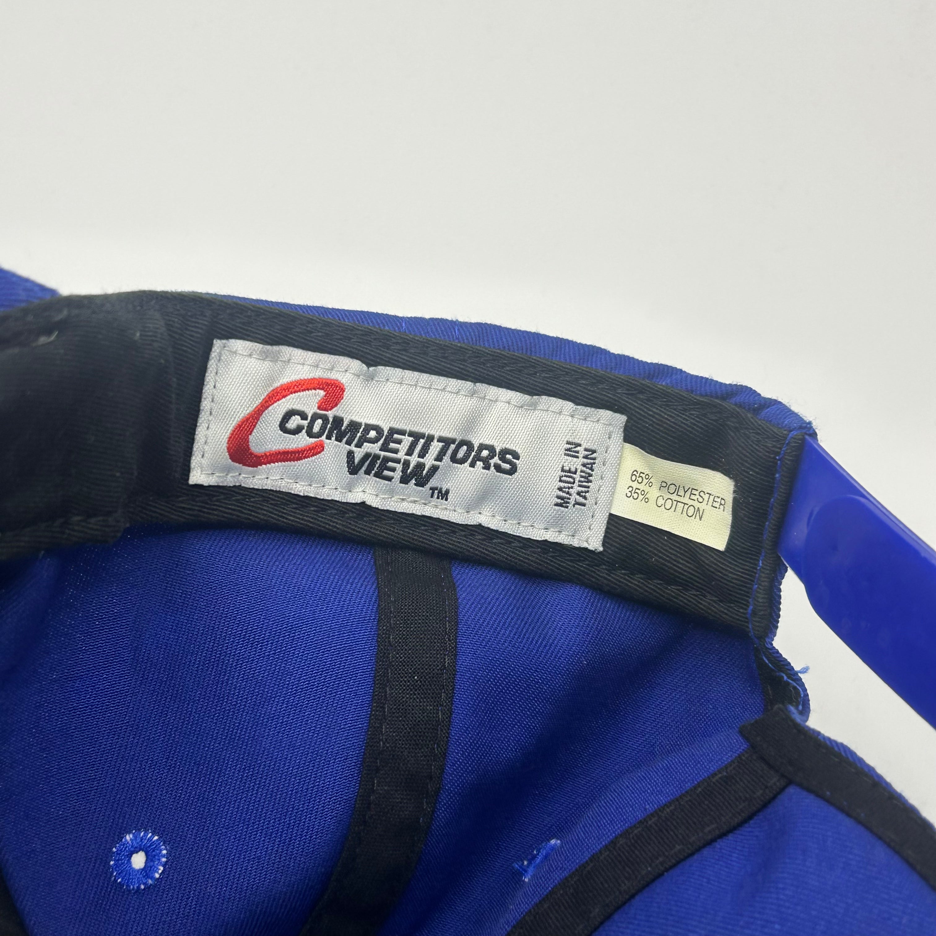 Vintage Jeff Gordon 24 NASCAR Blue Competitors View Stripe Snapback Hat