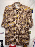 Vintage Century 21 70's Disco Academy Award Los Angeles Button Up Shirt: Large
