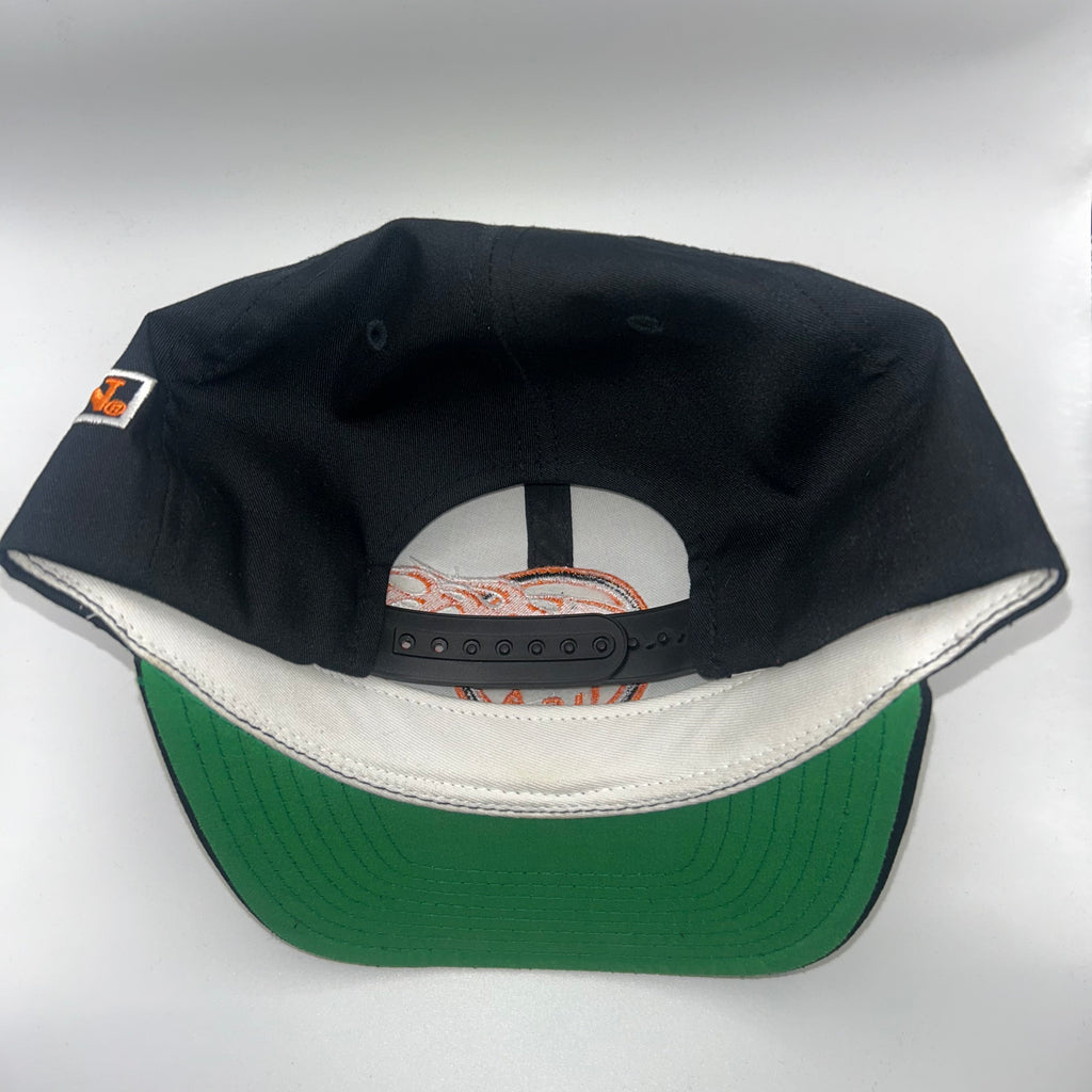 Vintage Harley Davidson Cycles Big Logo Flame Snapback Hat