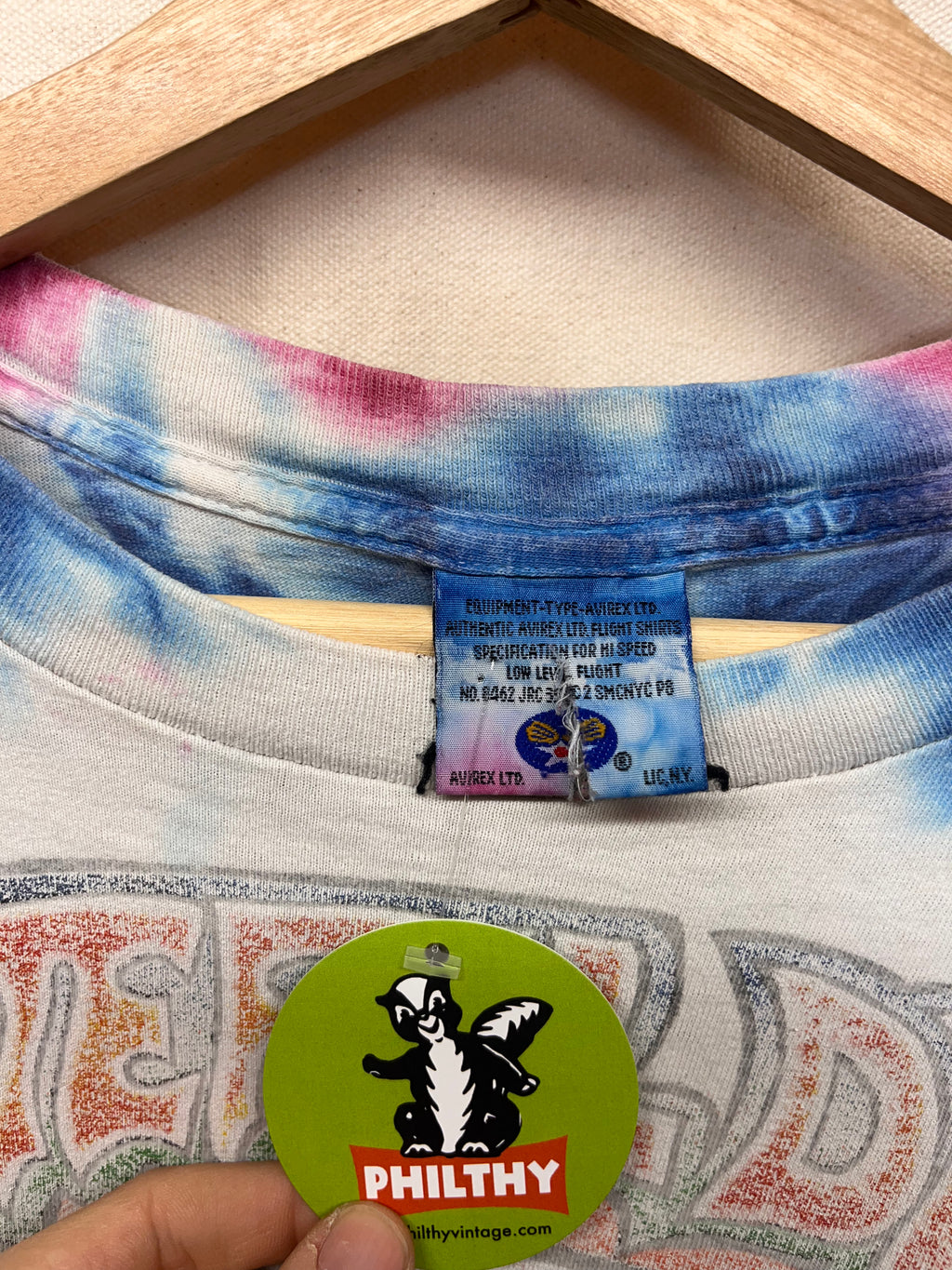Vintage Grateful Dead Skull 1995 Summer Tour 30th Anniversary Tie Dye T-Shirt: XXL