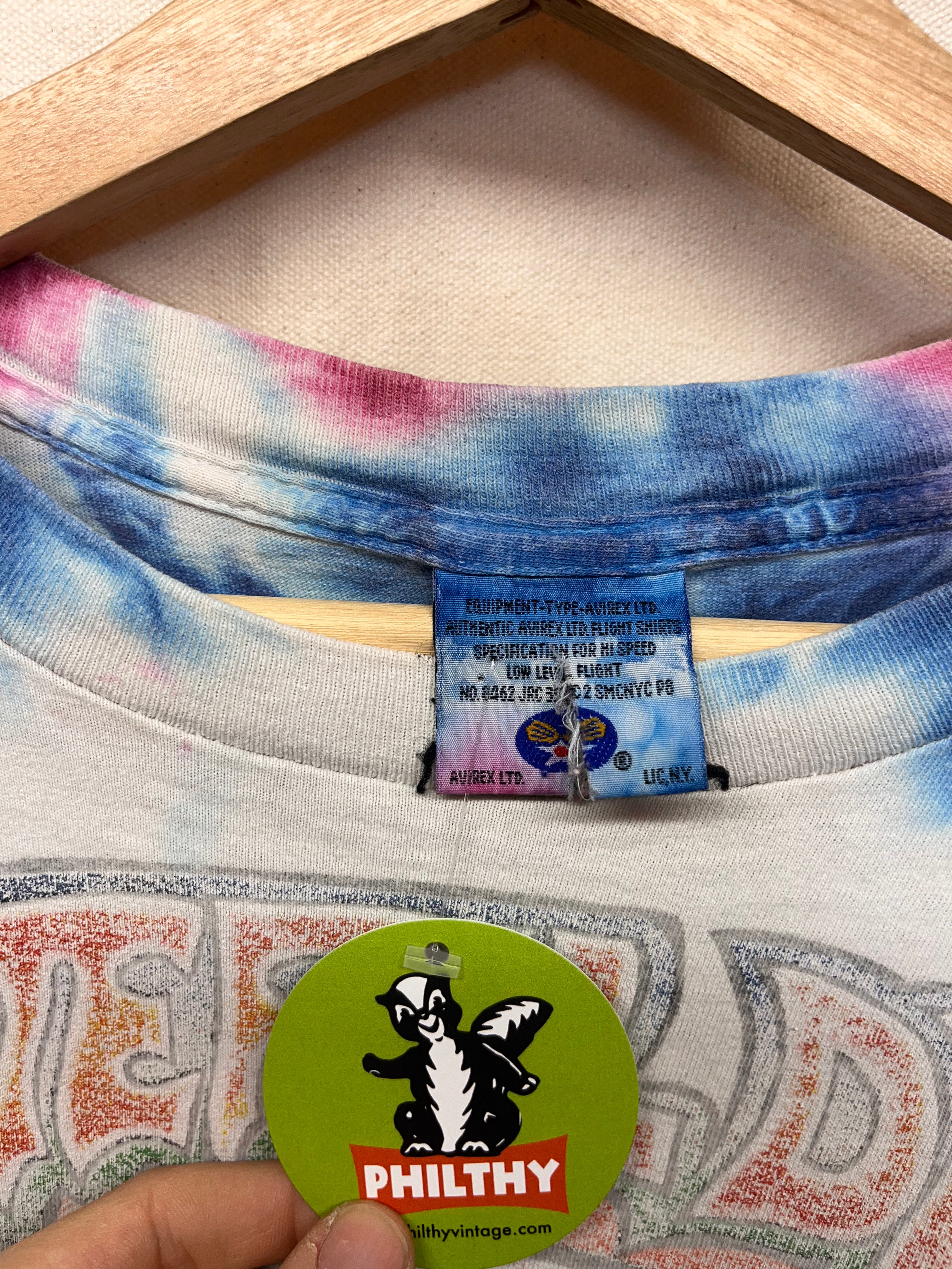 Vintage Grateful Dead Skull 1995 Summer Tour 30th Anniversary Tie Dye T-Shirt: XXL