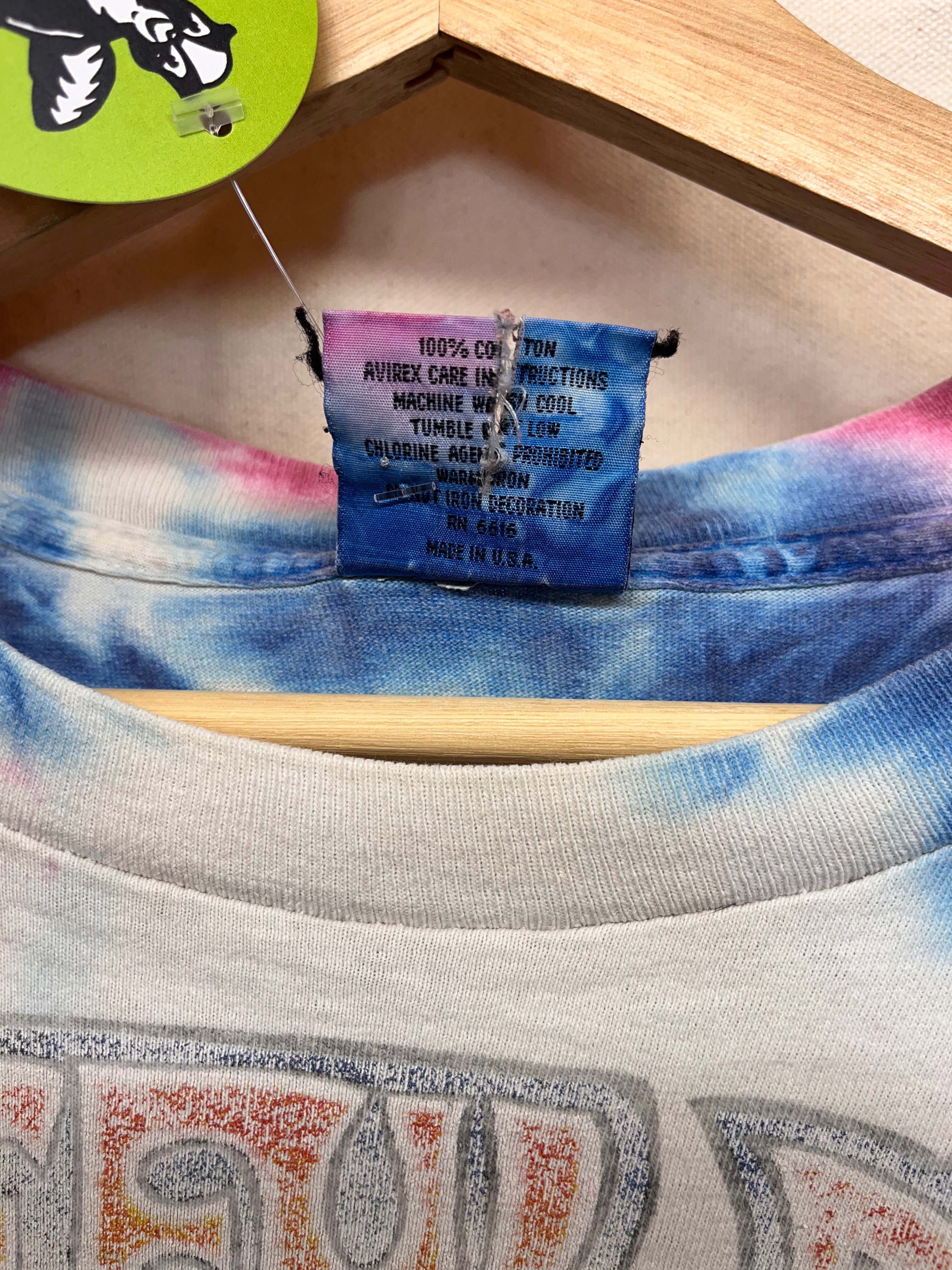 Vintage Grateful Dead Skull 1995 Summer Tour 30th Anniversary Tie Dye T-Shirt: XXL