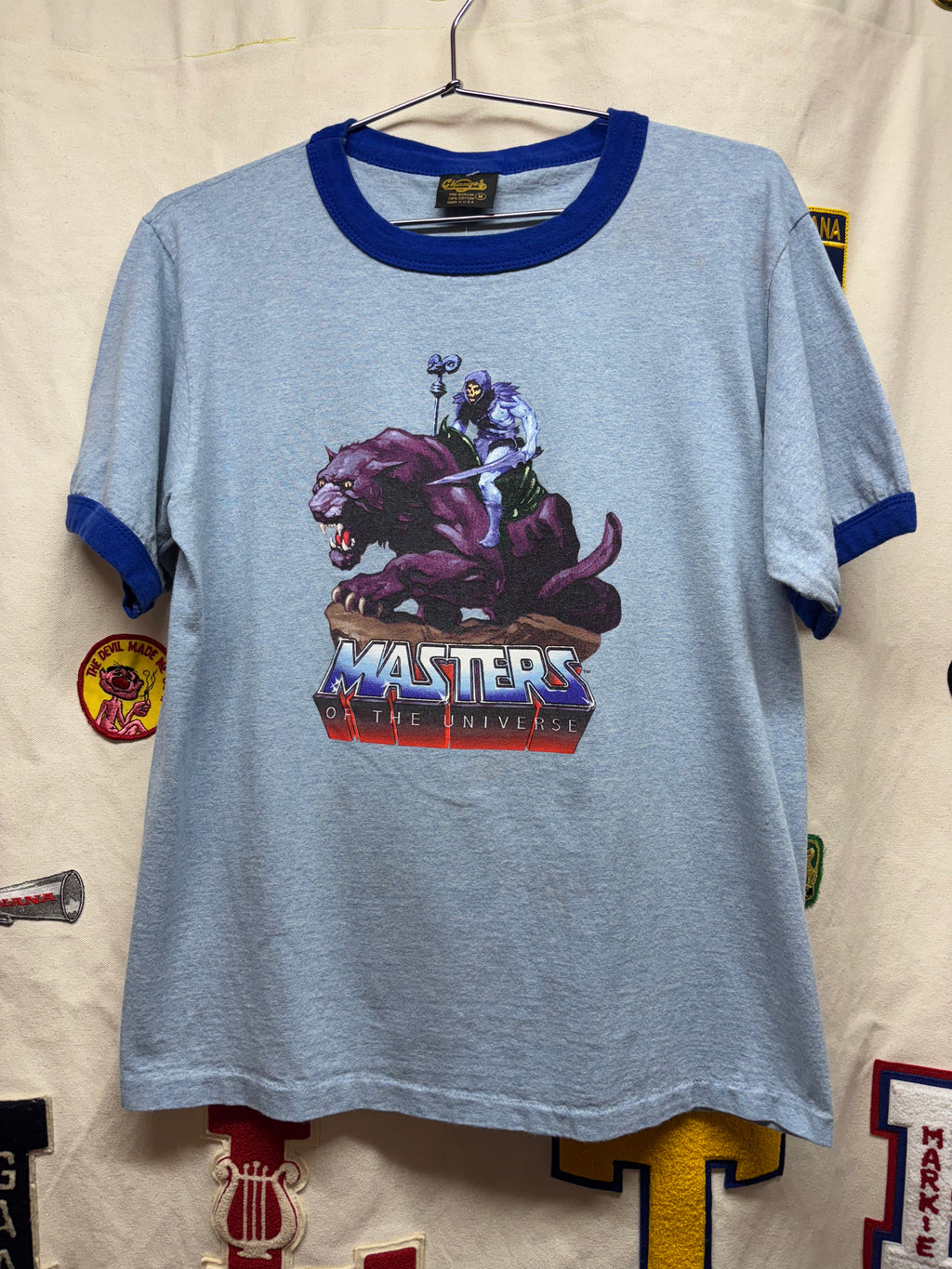 Vtg Skeletor Masters of the Universe Ringer T-Shirt: M