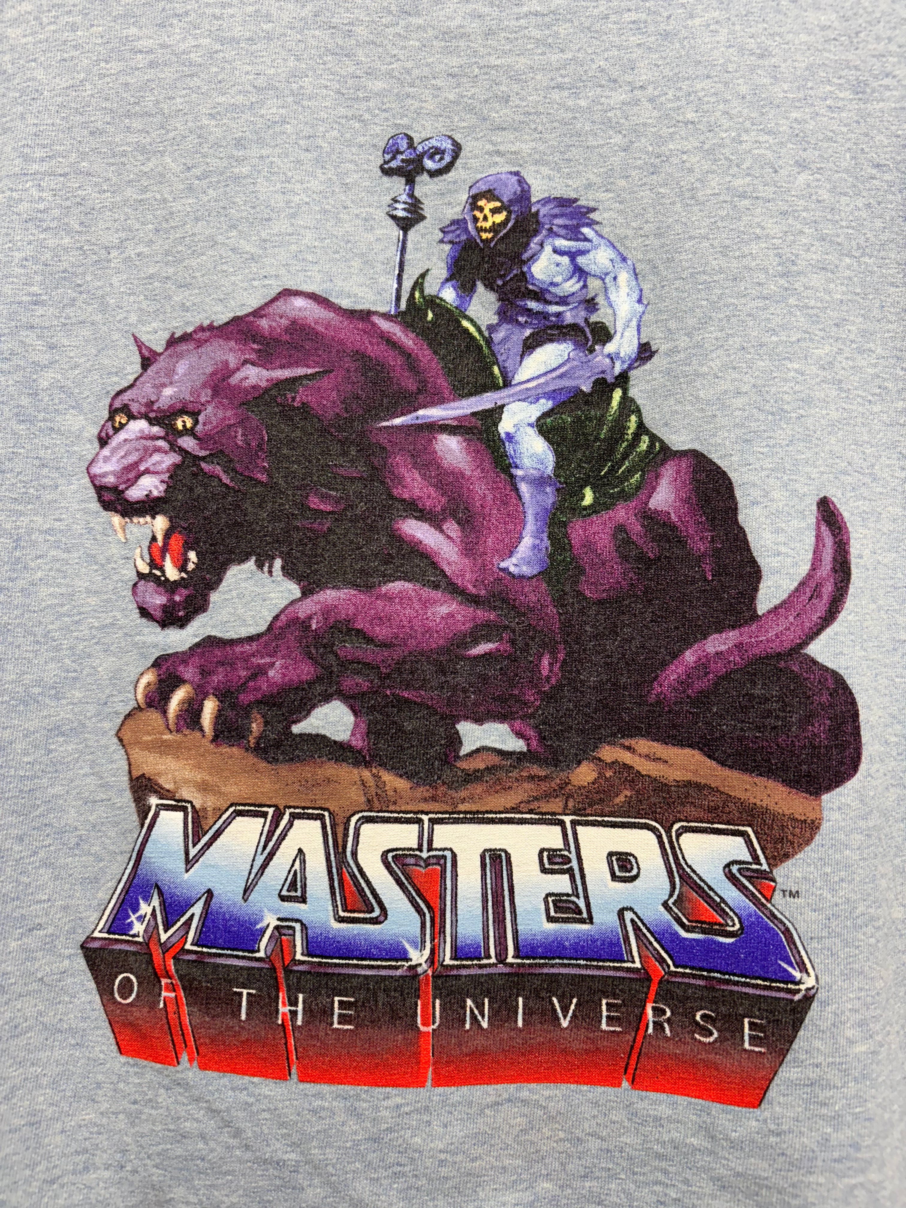 Vtg Skeletor Masters of the Universe Ringer T-Shirt: M