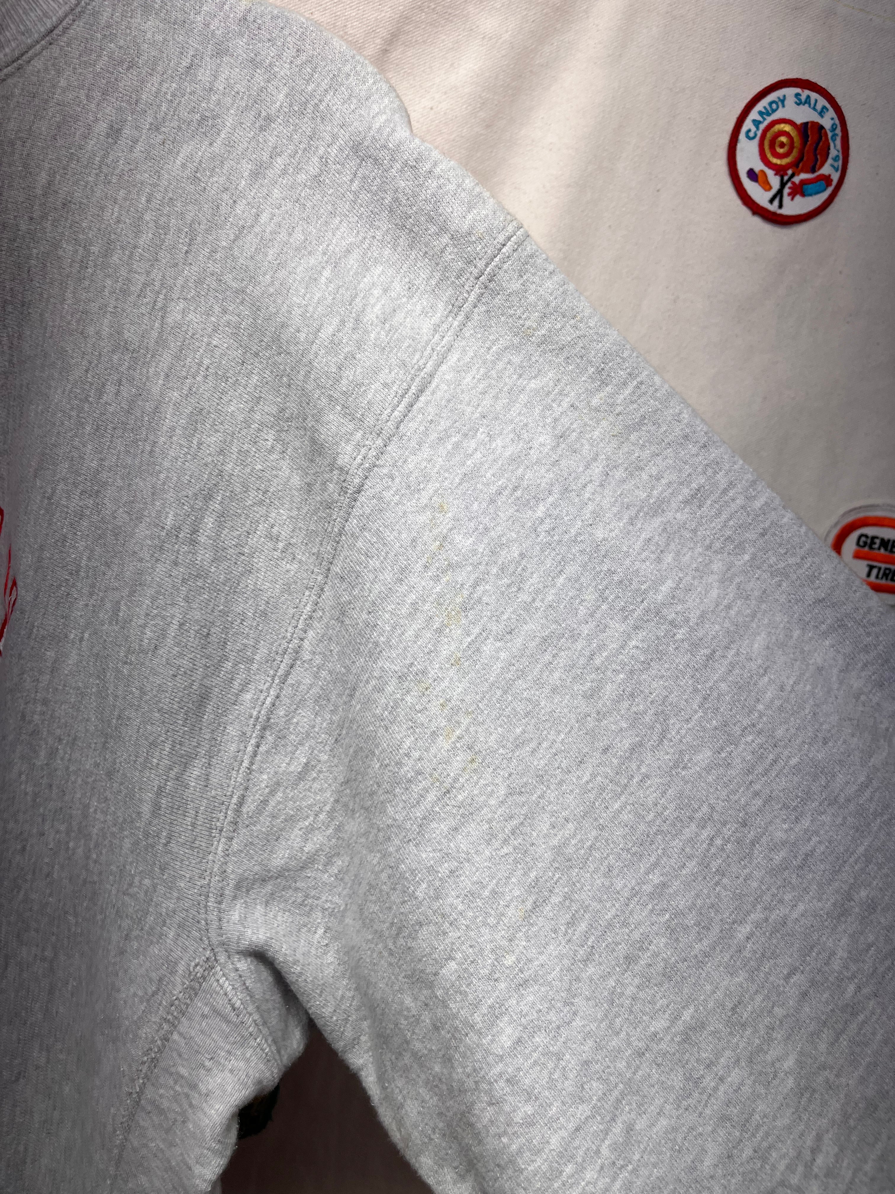 Vintage Goshen High School Ohio Warriors Embroidered Champion Reverse Weave Sweatshirt: XL