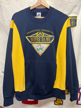 Load image into Gallery viewer, Vintage University of Notre Dame Fighting Irish Navy Pocket Crewneck Sweatshirt: Large
