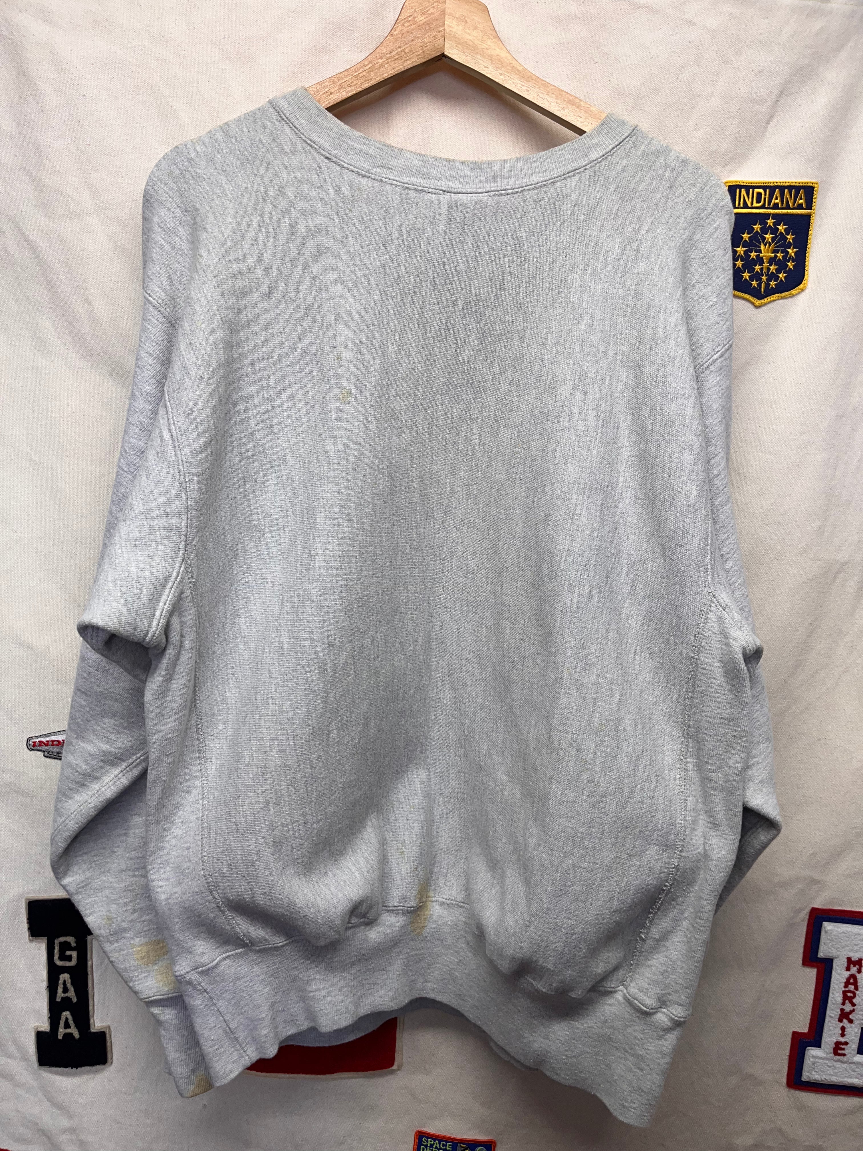 Vintage Goshen High School Ohio Warriors Embroidered Champion Reverse Weave Sweatshirt: XL