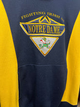 Load image into Gallery viewer, Vintage University of Notre Dame Fighting Irish Navy Pocket Crewneck Sweatshirt: Large
