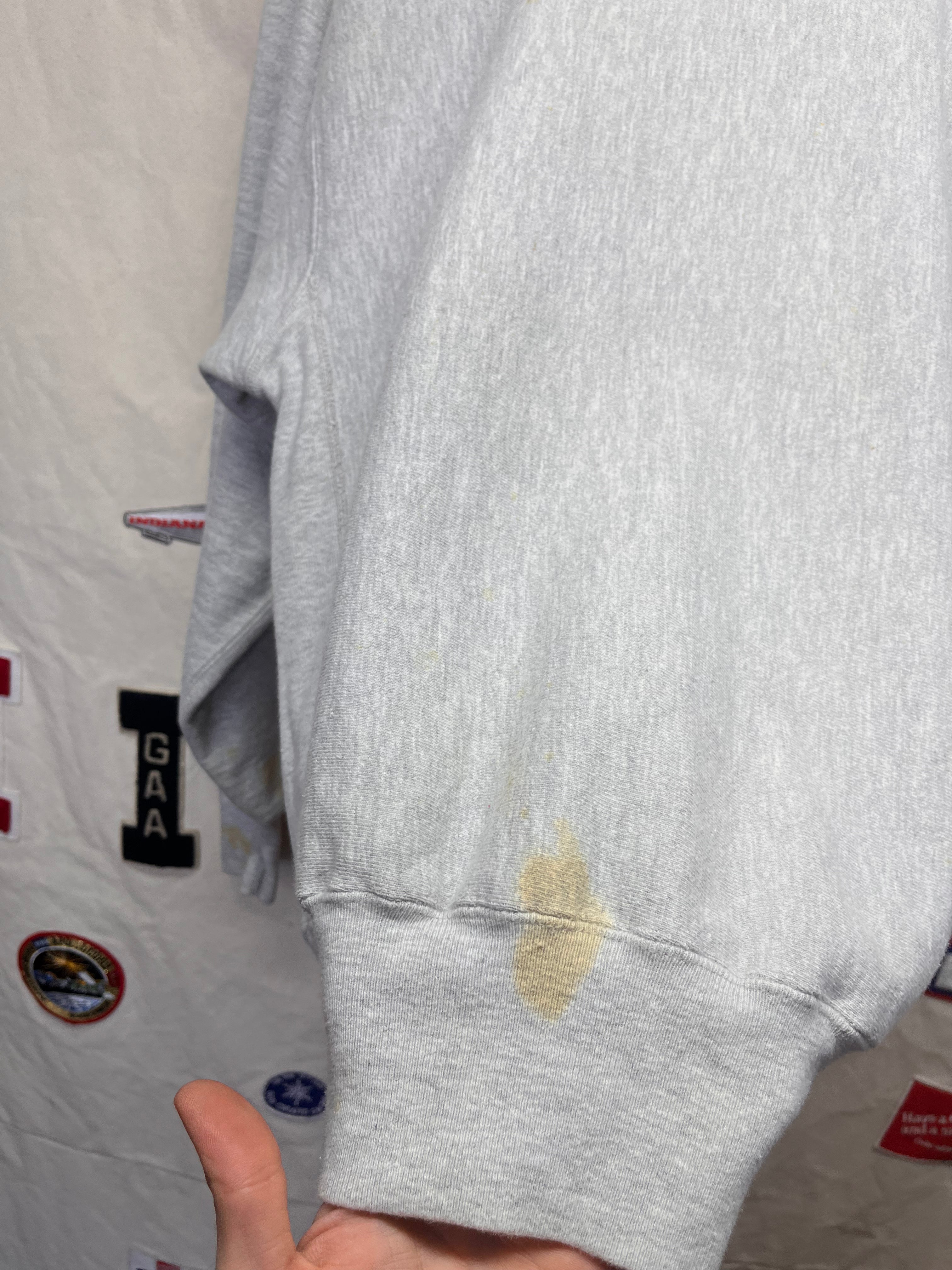 Vintage Goshen High School Ohio Warriors Embroidered Champion Reverse Weave Sweatshirt: XL