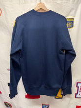 Load image into Gallery viewer, Vintage University of Notre Dame Fighting Irish Navy Pocket Crewneck Sweatshirt: Large
