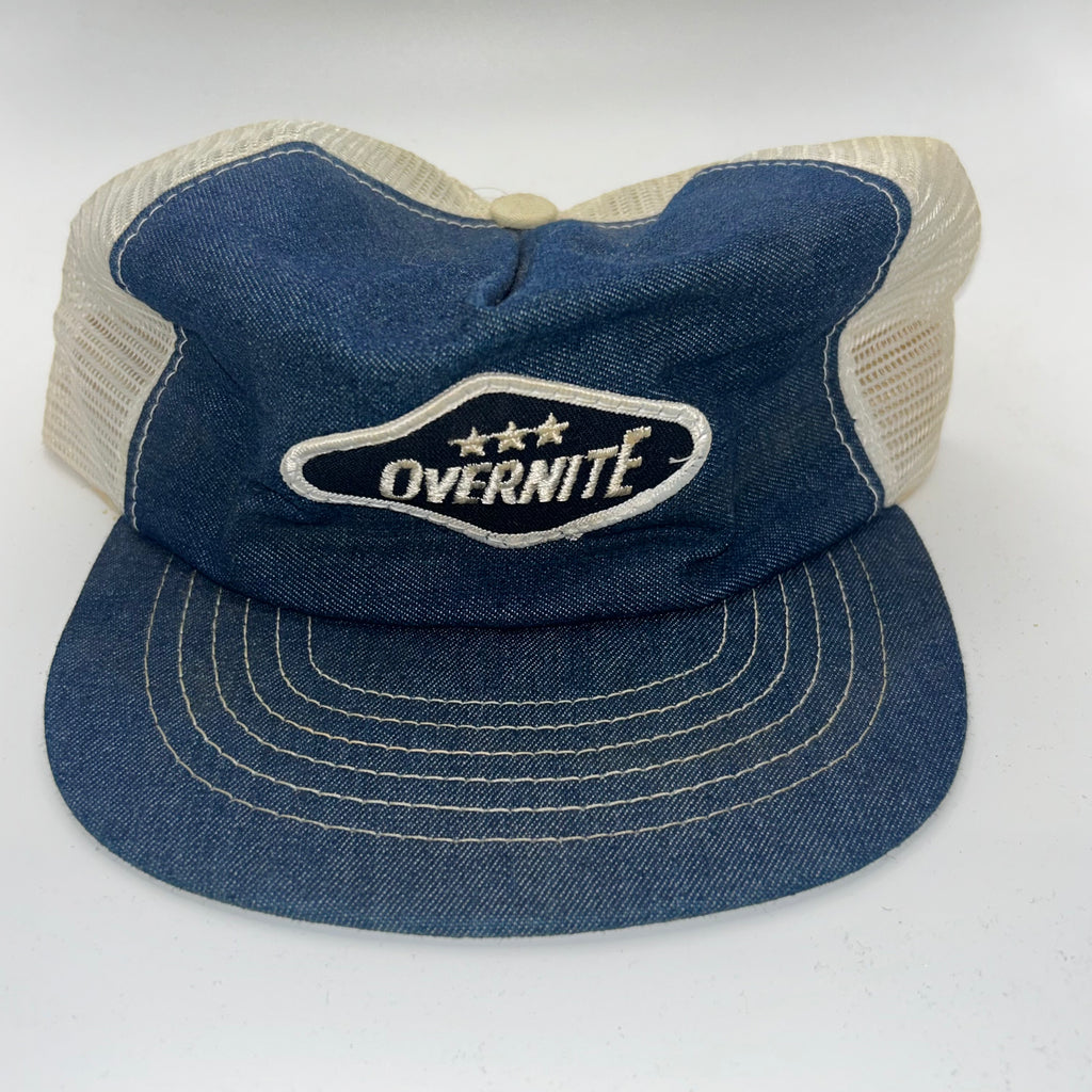 Vintage Overnite Mesh Trucker Style Snapback Hat
