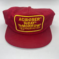 Vintage Acidoser Today Trucker Style Snapback Hat