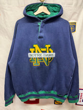 Load image into Gallery viewer, Vintage University of Notre Dame Fighting Irish Navy Hoodie Sweatshirt: Large/XL
