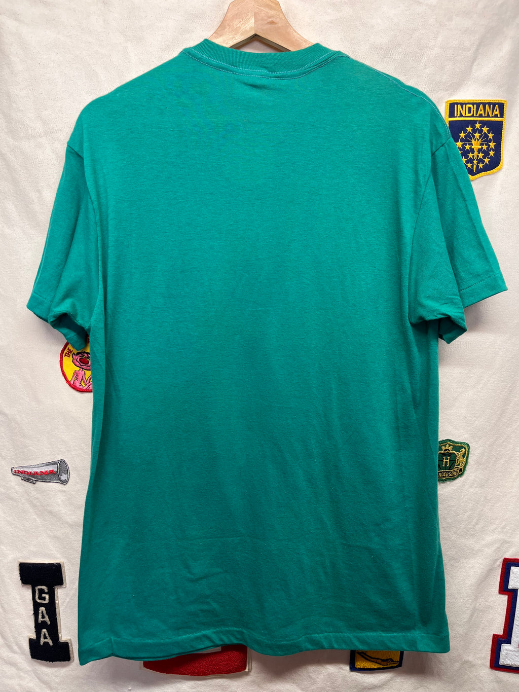 Vintage Madonna Who's That Girl 1987 World Tour Concert Ched Teal T-Shirt: XL